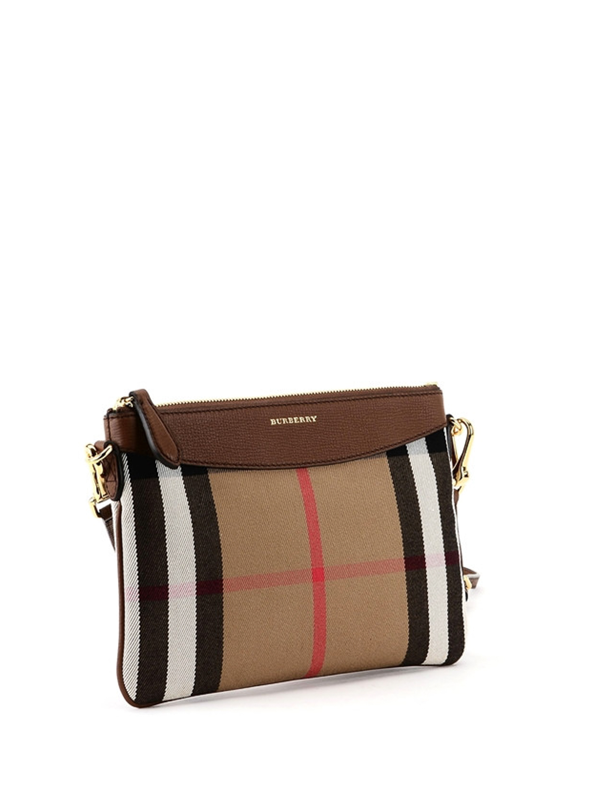 Burberry horseferry shop check clutch bag