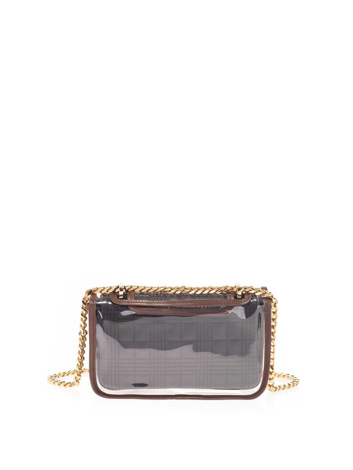 Burberry best sale transparent bag