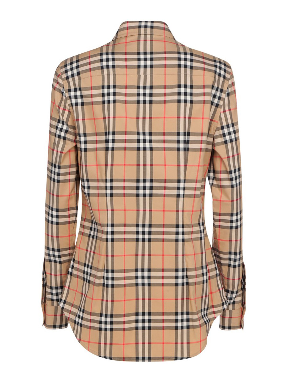 Shop Burberry Camisa - Lapwing In Beis