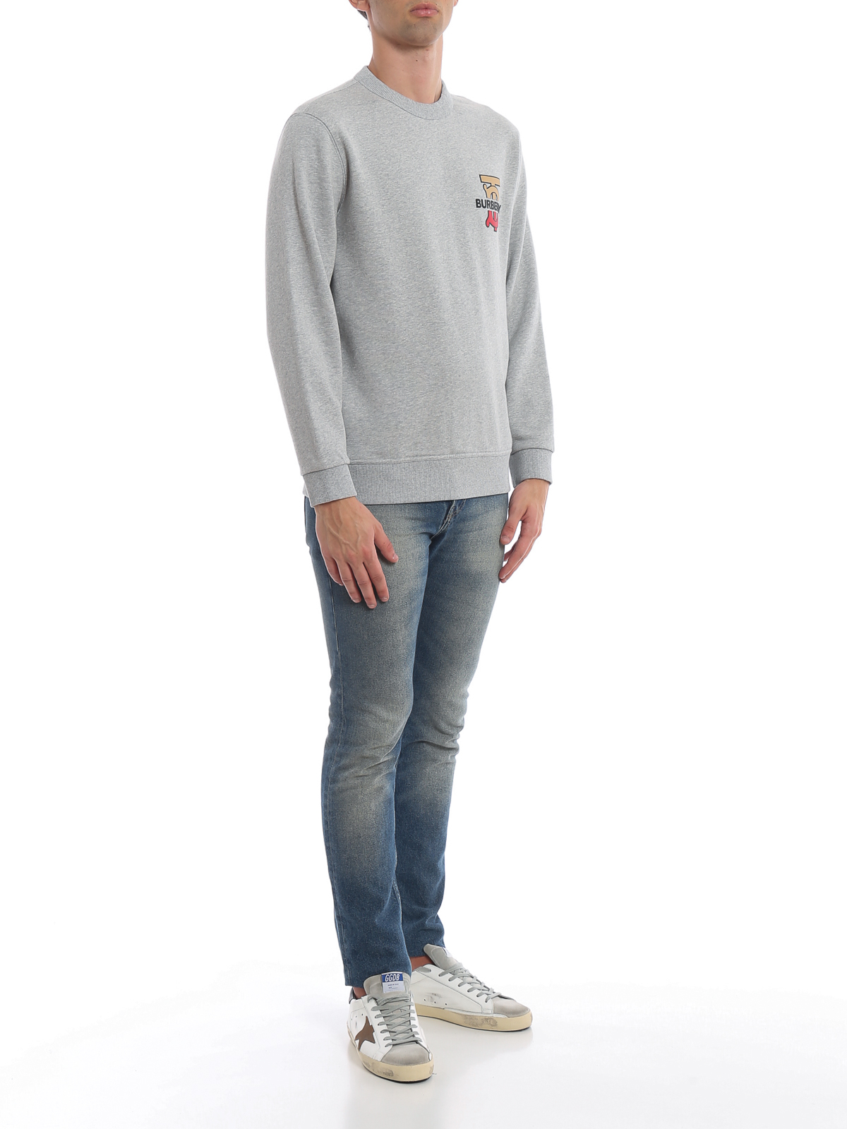 Burberry Coldwell grey sweatshirt - Grey - Men | 8016676