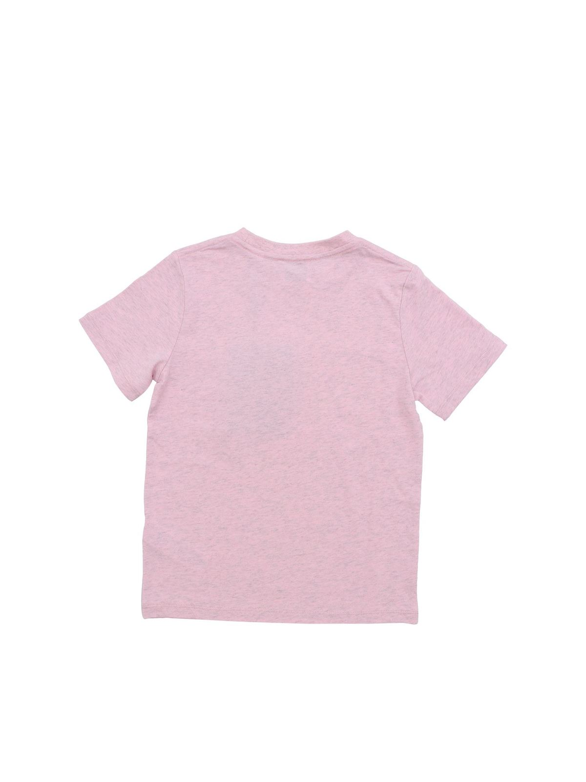 Burberry Logo printed t-shirt in melange pink - Pink | 8011944