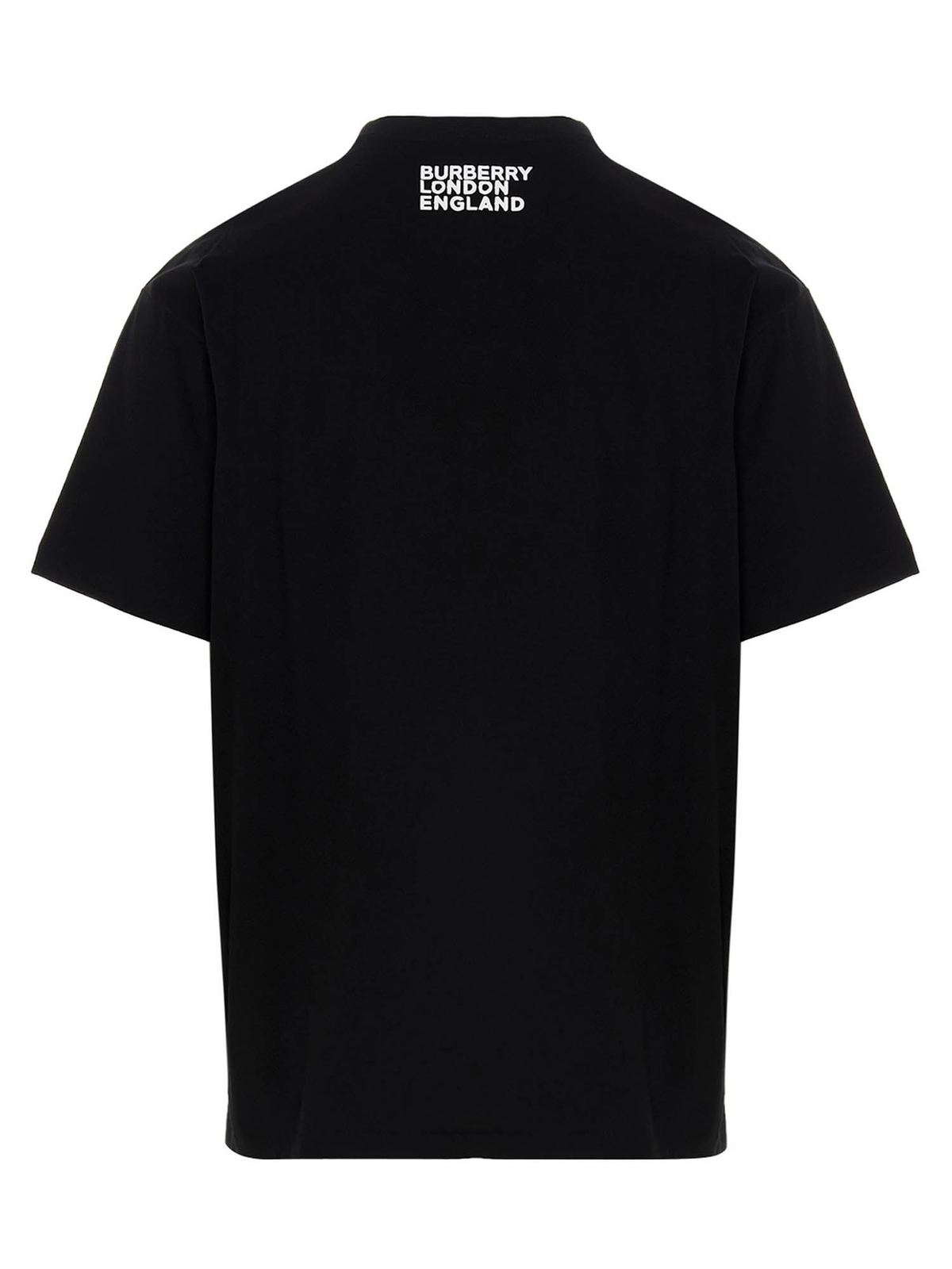 Burberry Oversized Love print T-shirt - Black - Men|8037580