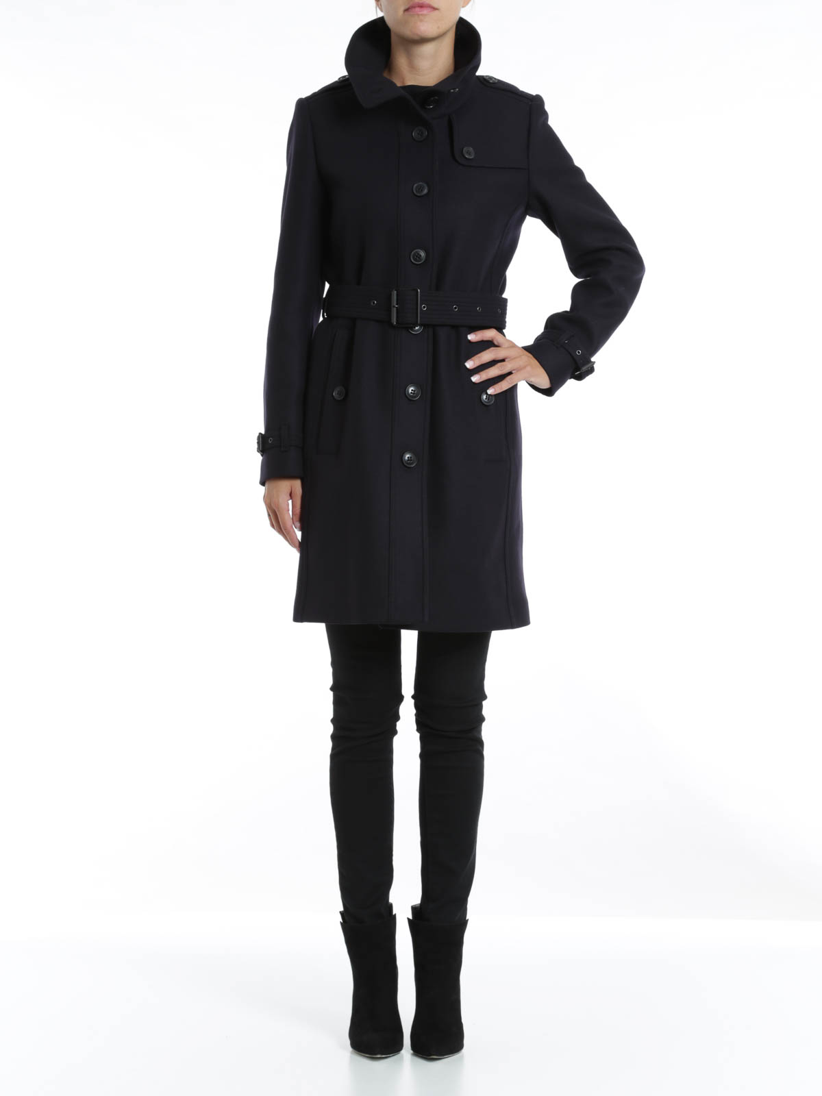 Trench coats Burberry - breasted - 3984094NAVY