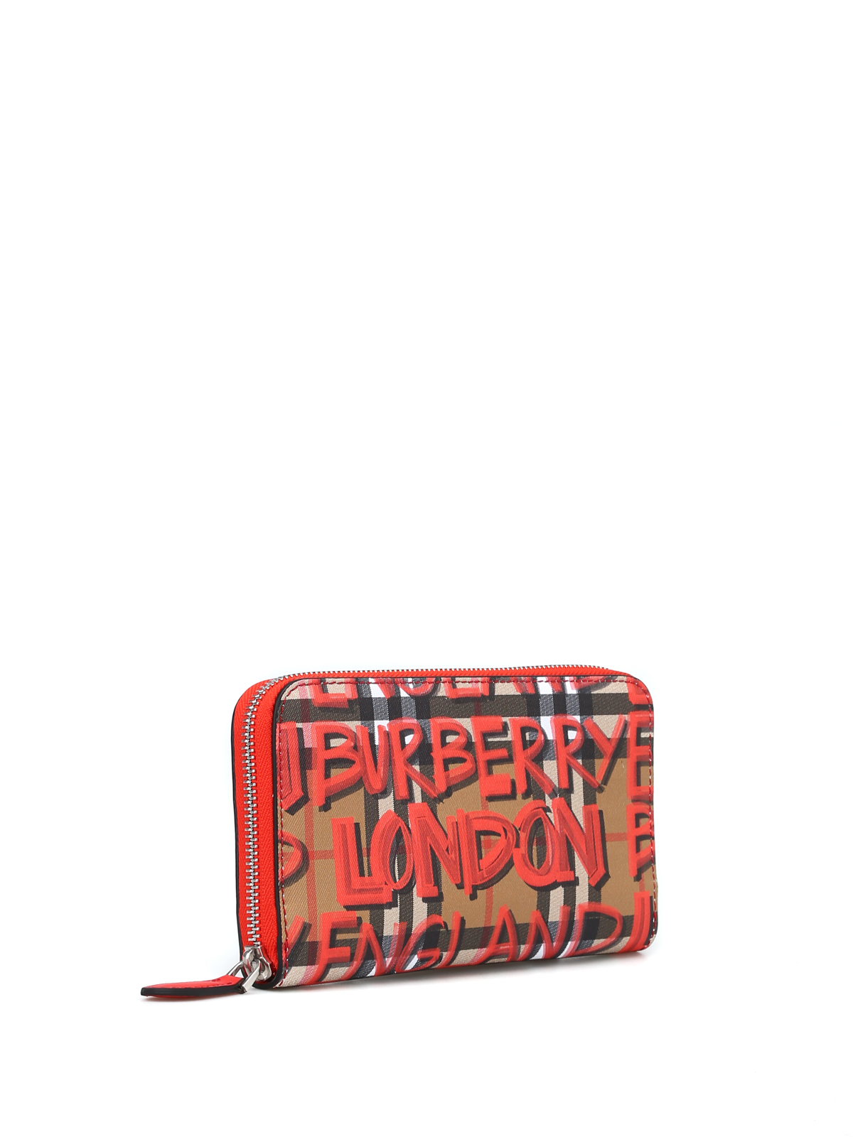 Wallets & purses Burberry - Graffiti Vintage check zip around wallet -  4075160