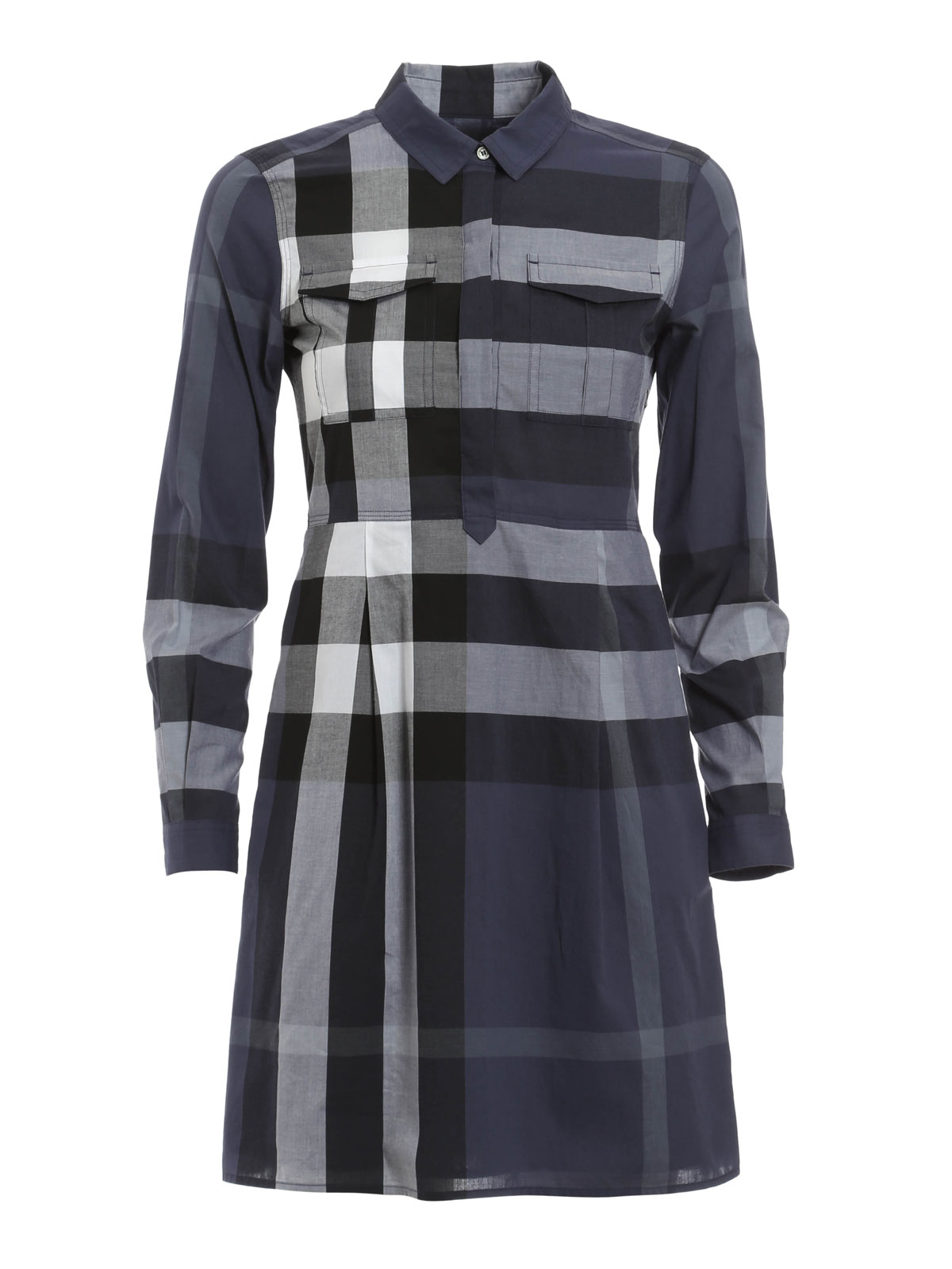 Burberry Chemisier dress - Blue - Women|40034451001DUSTYBLUE