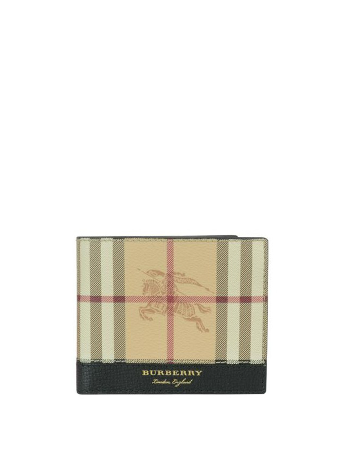 Burberry haymarket outlet wallet