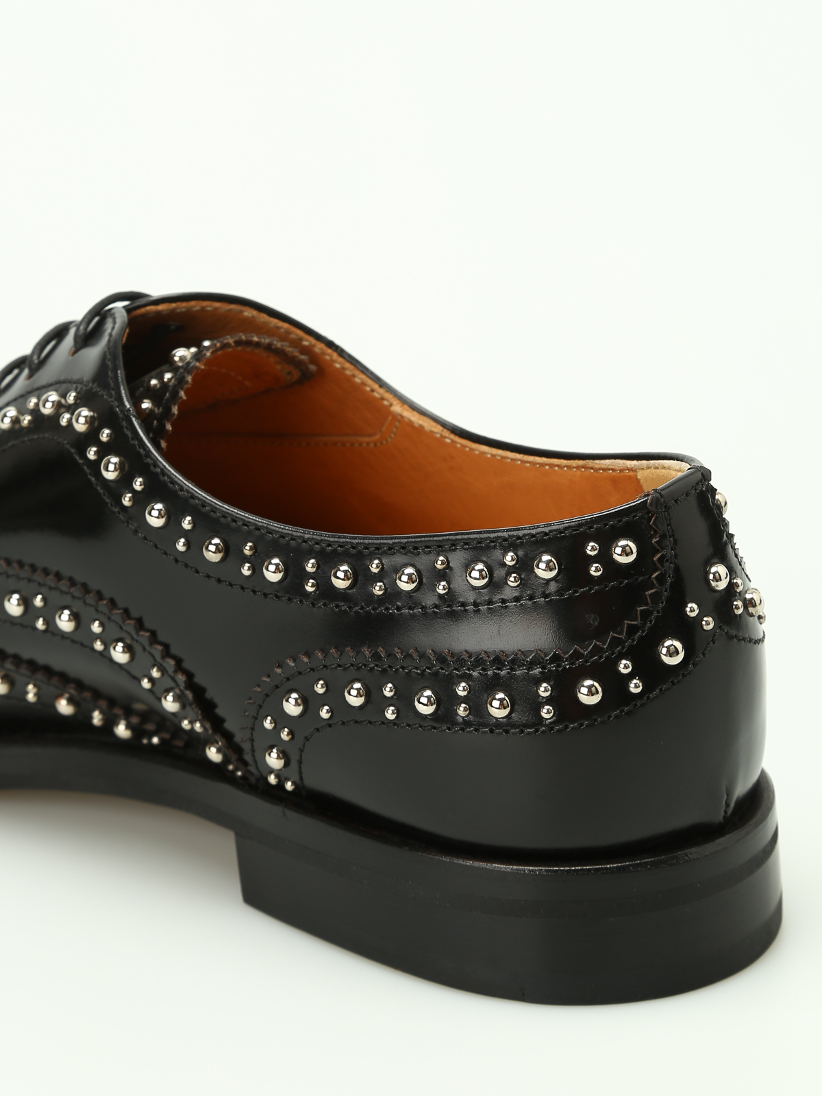 Burwood' Black Leather Brogues UK 6.5 F - Abbot's Shoes