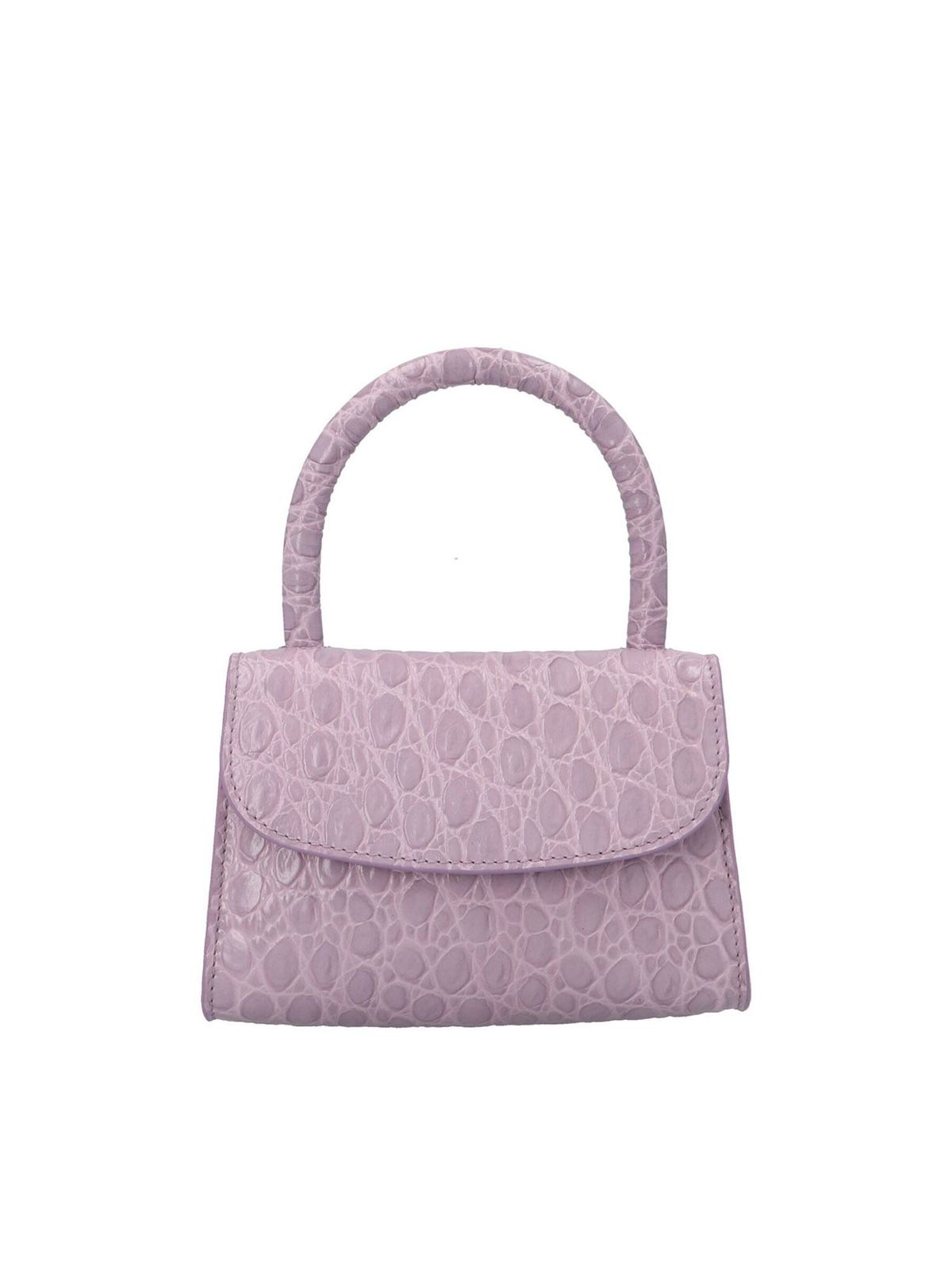 BY FAR ミニレイチェルショルタハック 20CRMIRACEDSMA CE By Far Mini croco print handbag in purple | 20CRMINALLDSMALL