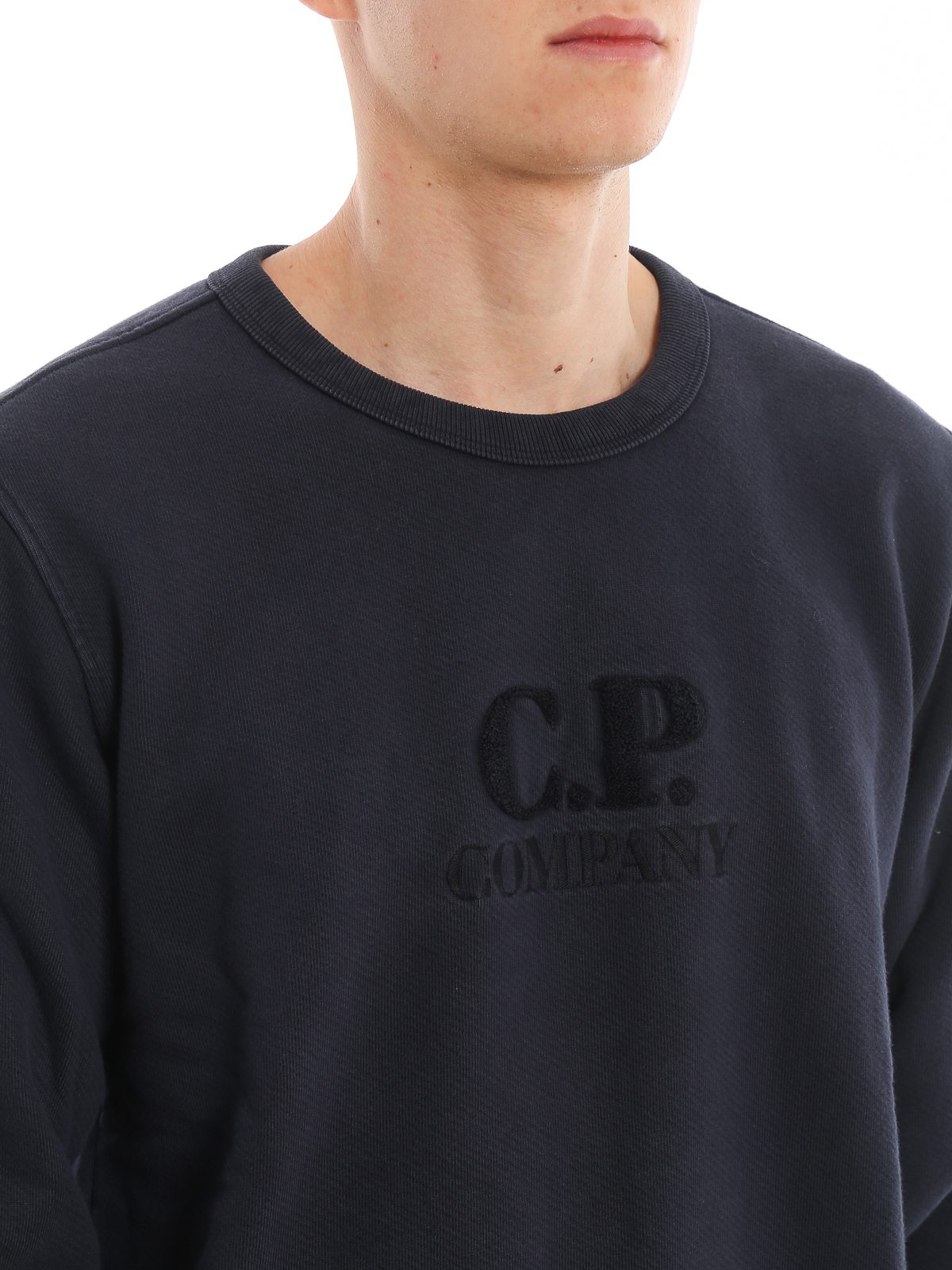 Sweatshirts Sweaters C.P. Company Logo embroidery sweatshirt