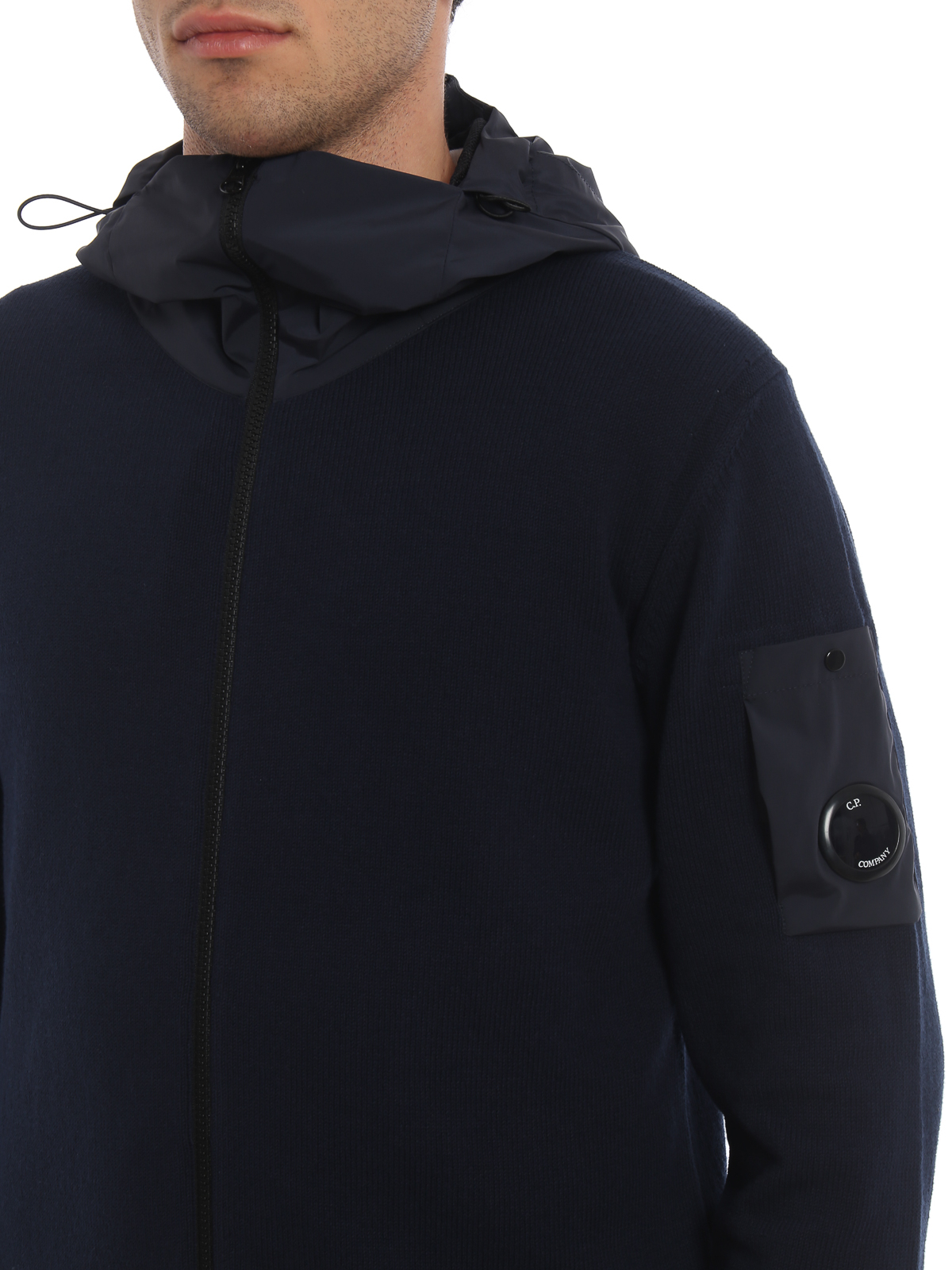 C.P. Company compact cotton zip cardigan main image 1