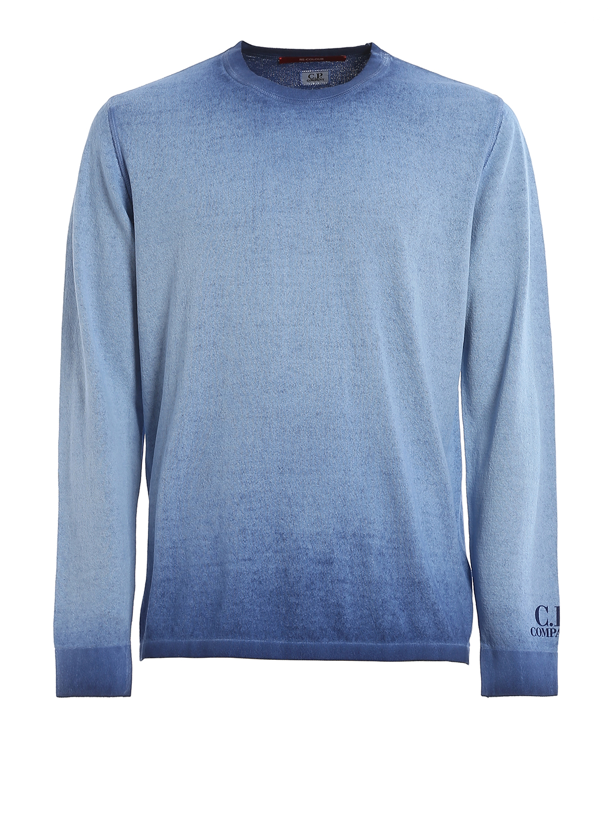C.P. Company Faded blue cotton sweater - Men | 08CMKN202A005683H878