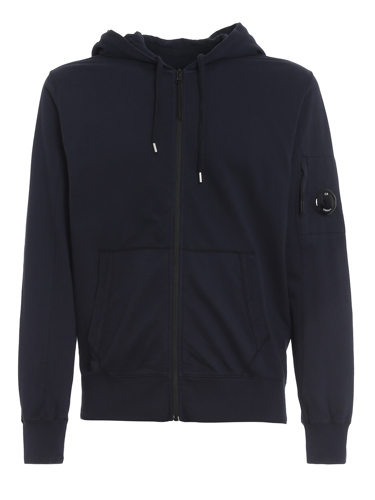 C.P. Company Blue cotton zipped hoodie - Men