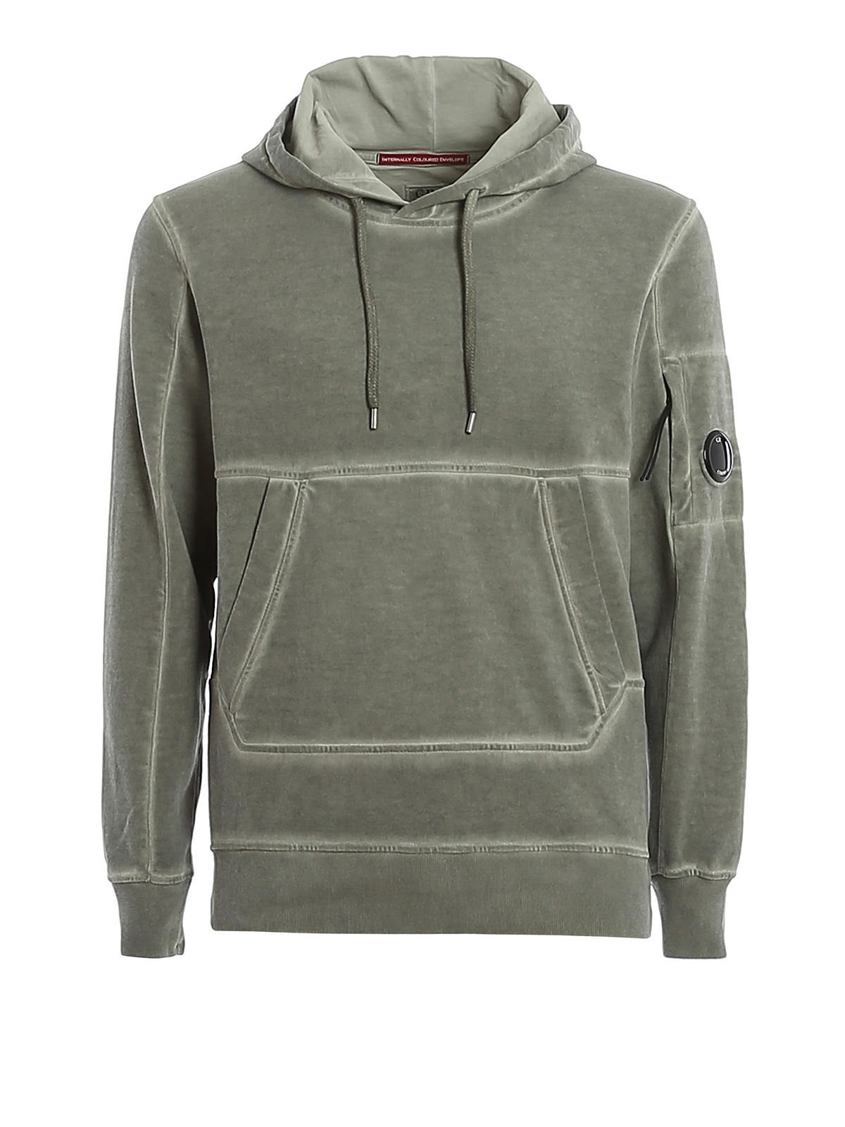 C.P. Company Stonewashed cotton hoodie - Men|08CMSS184A005398S660