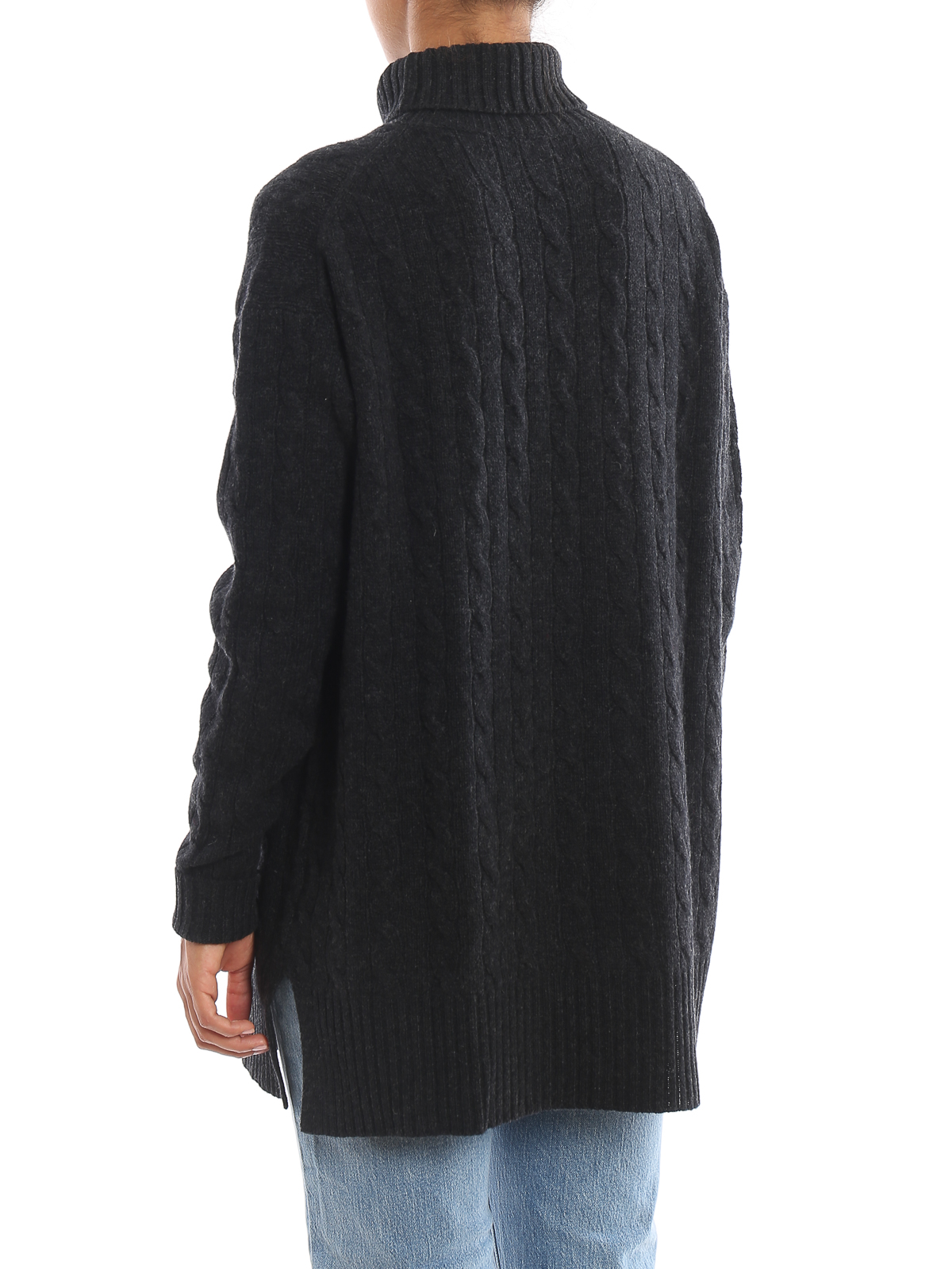 ラルフローレン　ダークグレー タートルネック カットソー ラルフローレン タートルネック レディースの通販