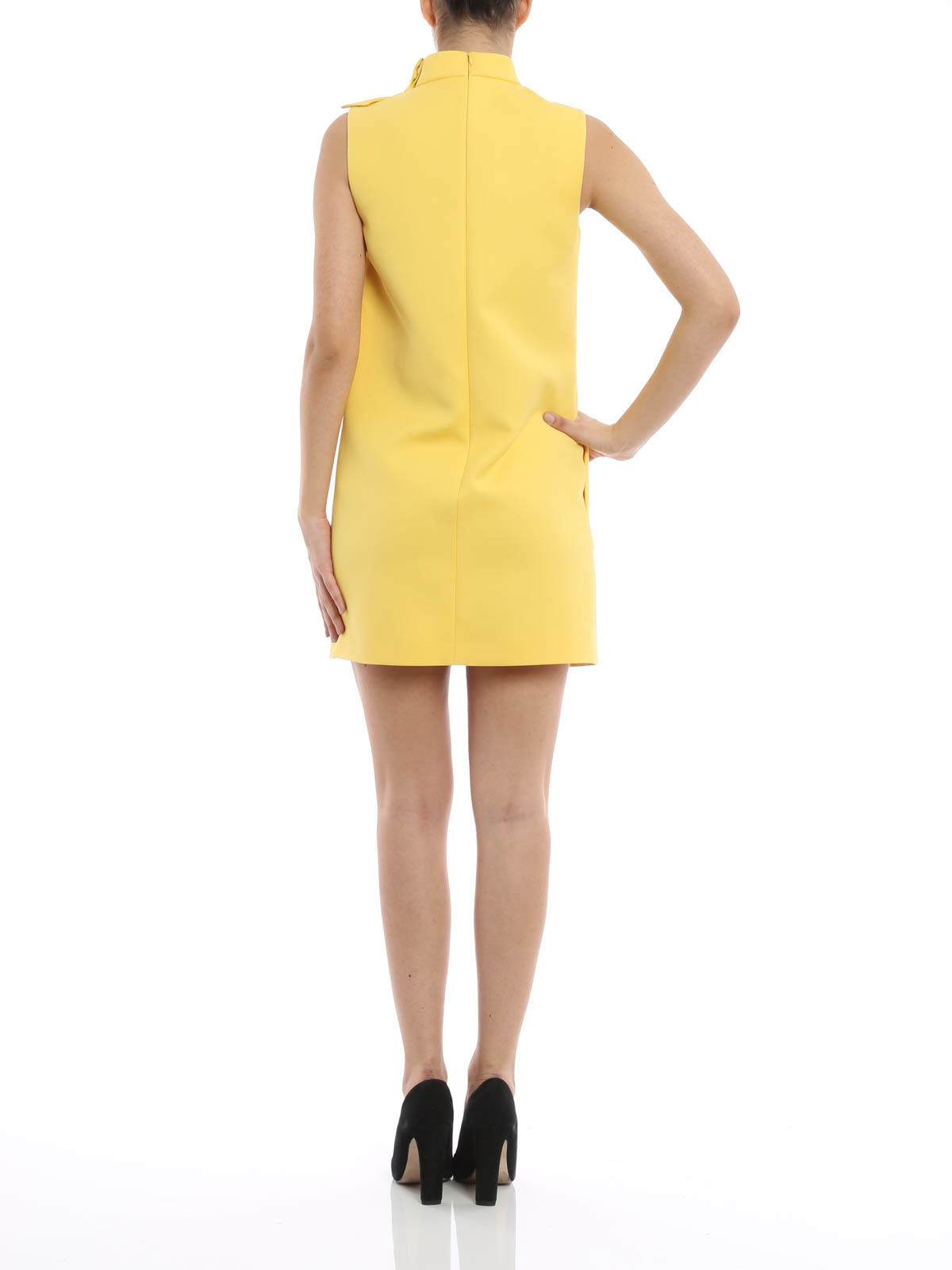 Valentino Red Cady A-line dress - Yellow - Women|KR3VA1Z023E526