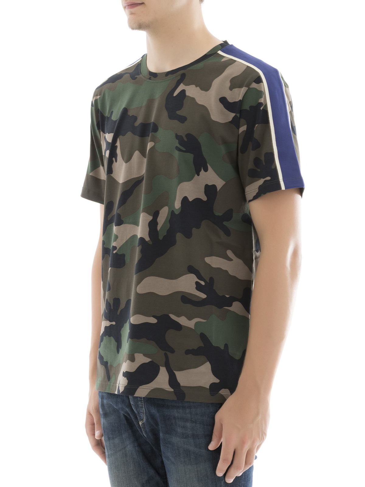 hvorfor Advarsel Teenager T-shirts Valentino - Camouflage T-shirt - NV3MG08U3M0F00