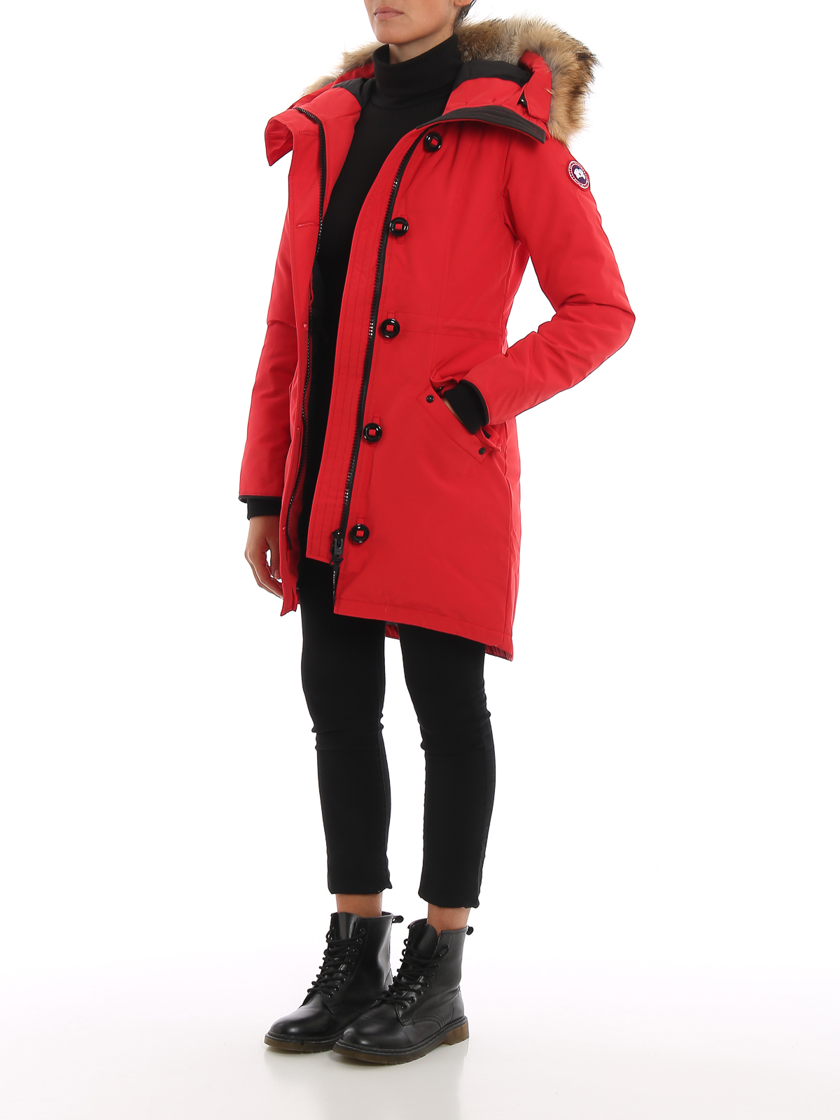 manteau canada rouge