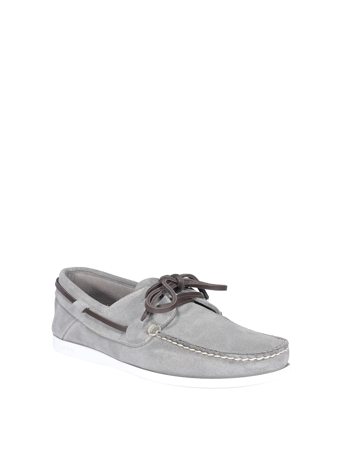 Grey suede boat on sale shoes