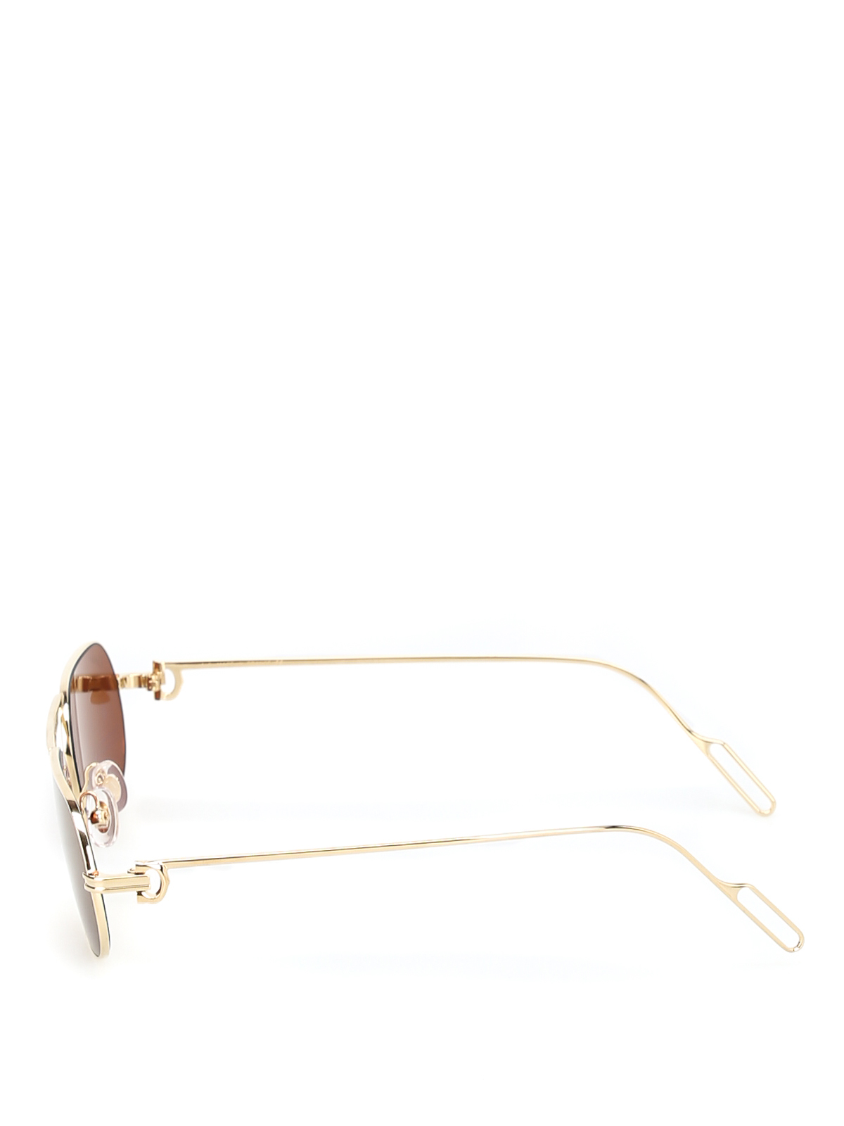 Cartier sunglasses 2025 gold frame