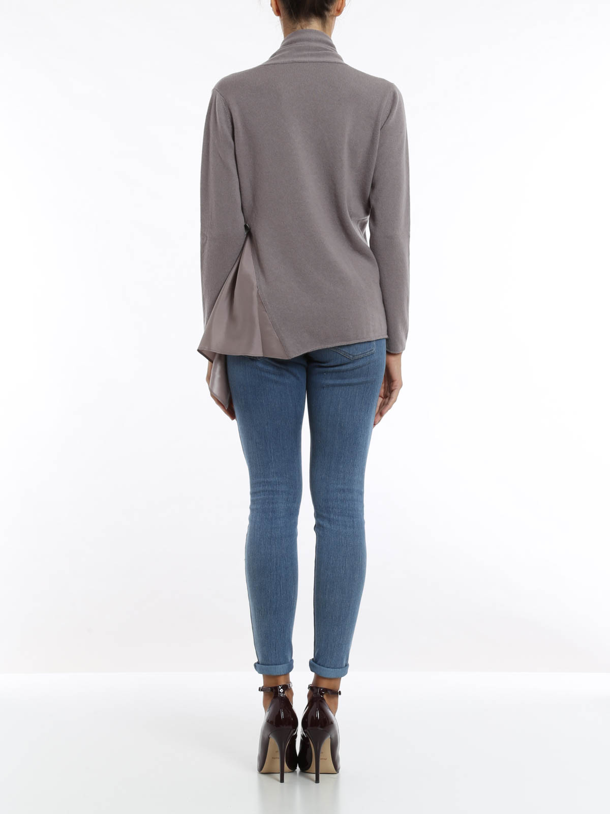 Fabiana Filippi Cashmere cardigan - Dark Pink - Women|94915