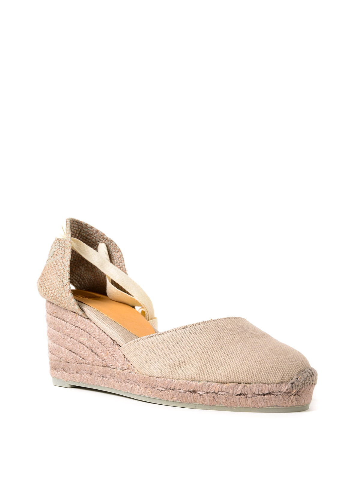 Espadrilles Castaner Carina beige wedge espadrilles CARINAC6106