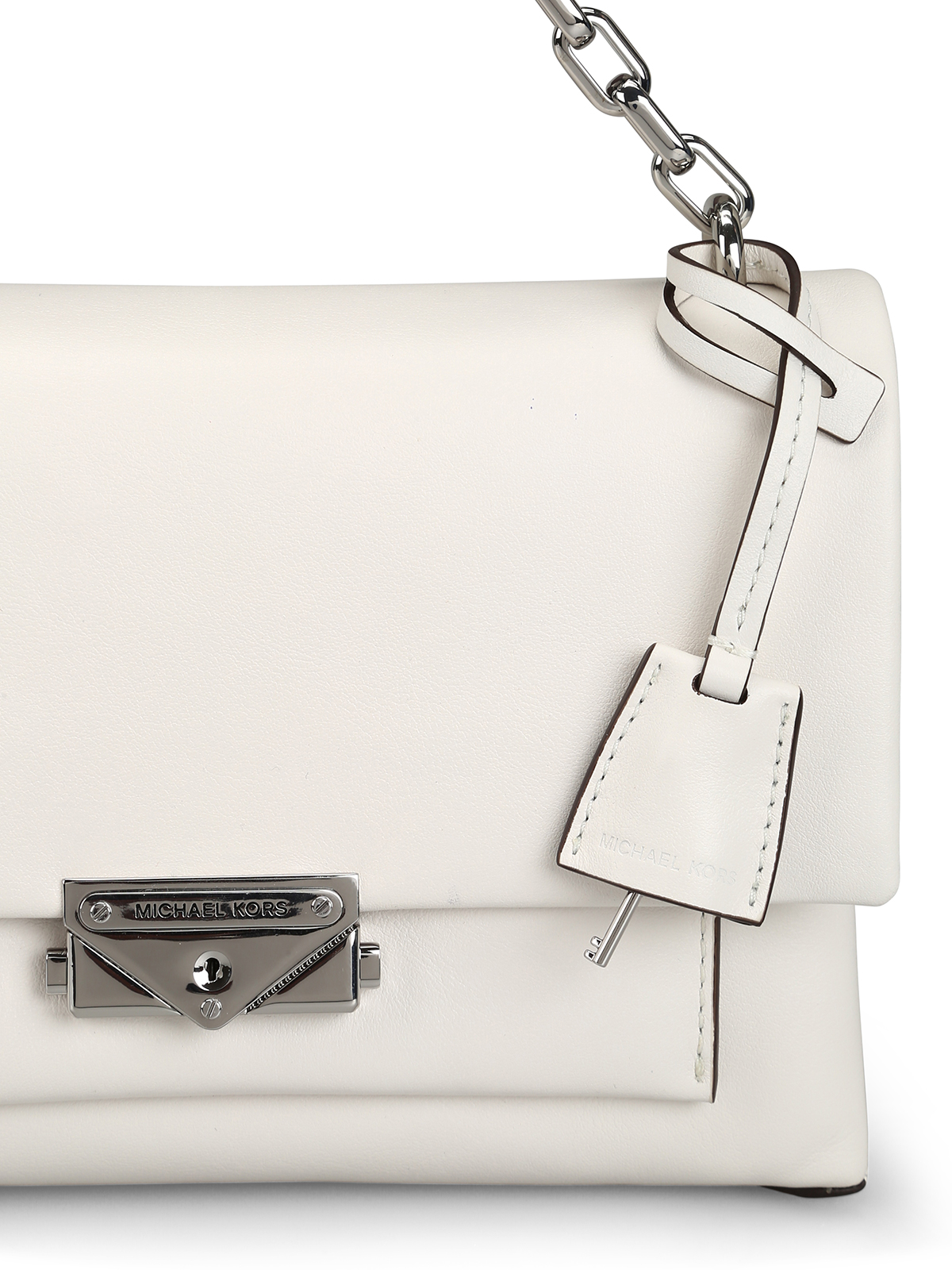 Shoulder bags Michael Kors - Cece M white smooth leather bag - 30S9S0EL2L085