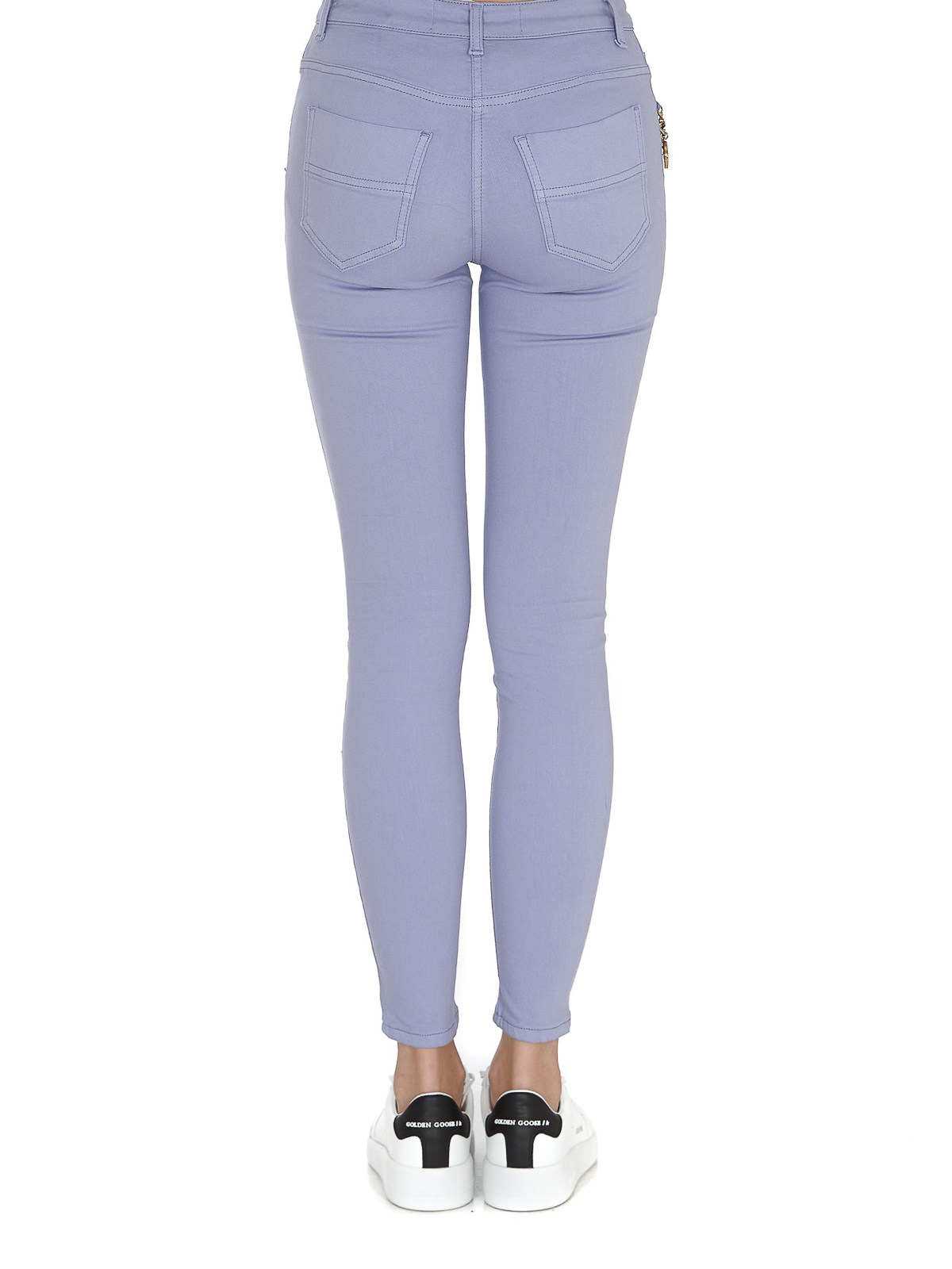 Elisabetta Franchi Chain detailed denim jeans | PJ03S11E2Q38
