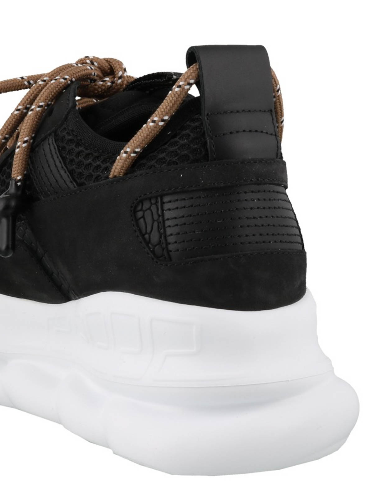 Versace Chain Reaction 2 Sneakers In Black