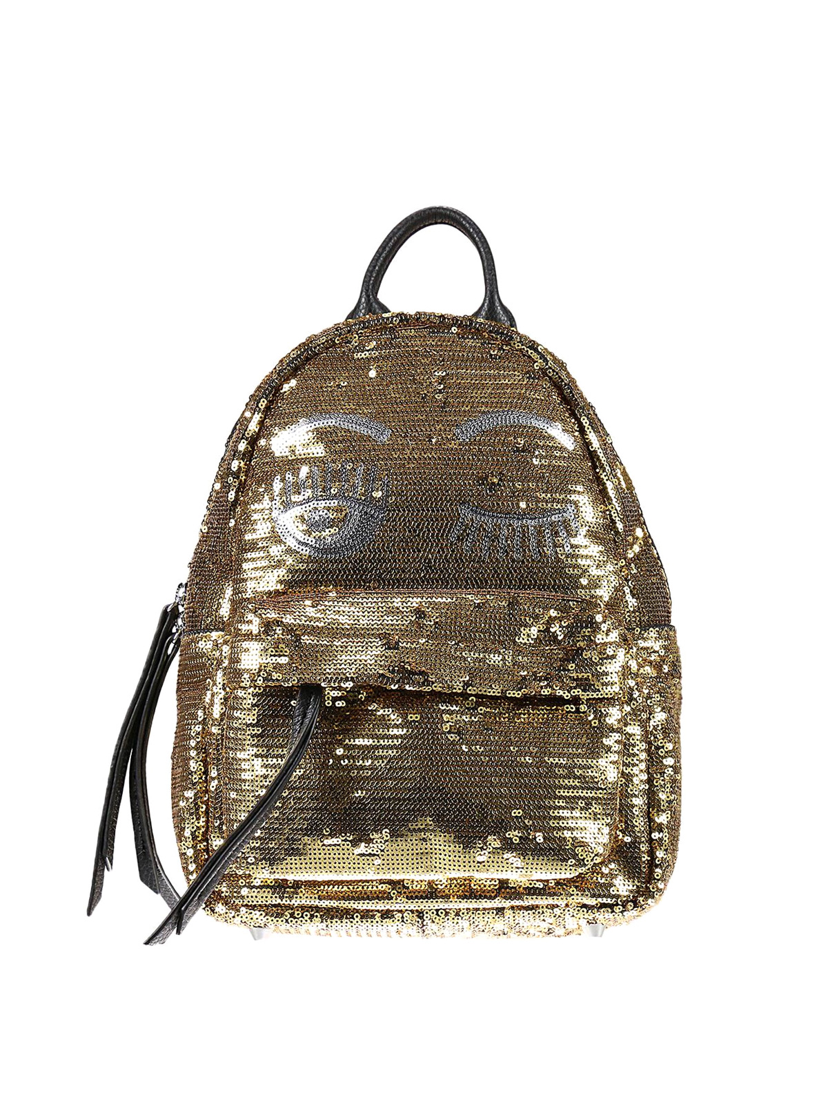 chiara ferragni mini backpack Fabric lining Chiara Ferragni Flirting sequined mini