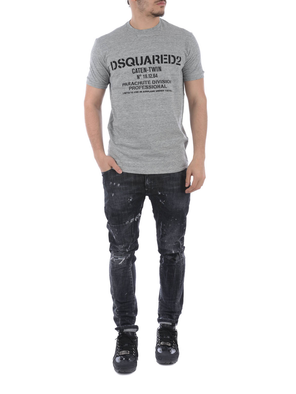 T-shirts Dsquared2 - Chic Dan Fit logo T-shirt - S74GD0170S22742858M