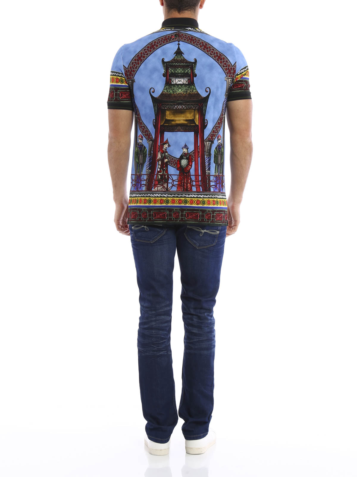 Dolce & Gabbana G8PN9ZG7NYJN0000 関税送料込 T-shirt Dolce & Gabbana Short-sleeved Cotton T-shirt With Dg