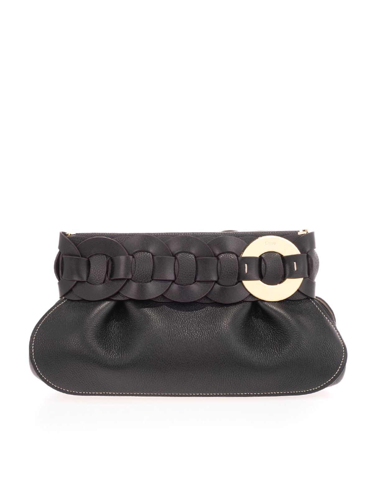 Chloe' Darryl clutch bag in black - Black|CHC20WS343D71001