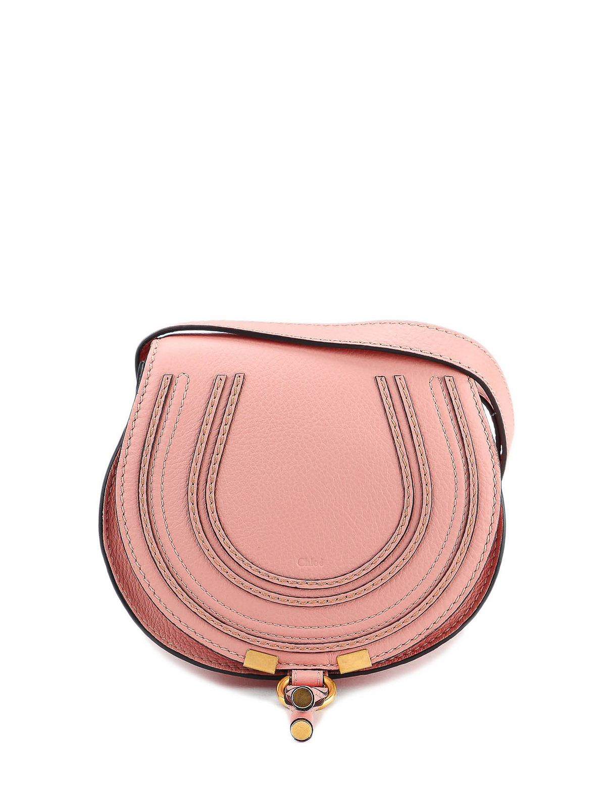 Mini Marcie pink leather bag