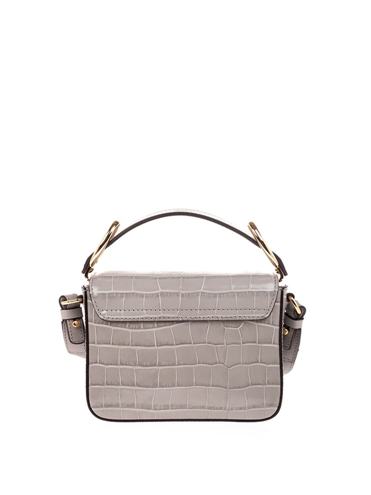 Cross body bags Chloe' - Chloé C mini croco print bag