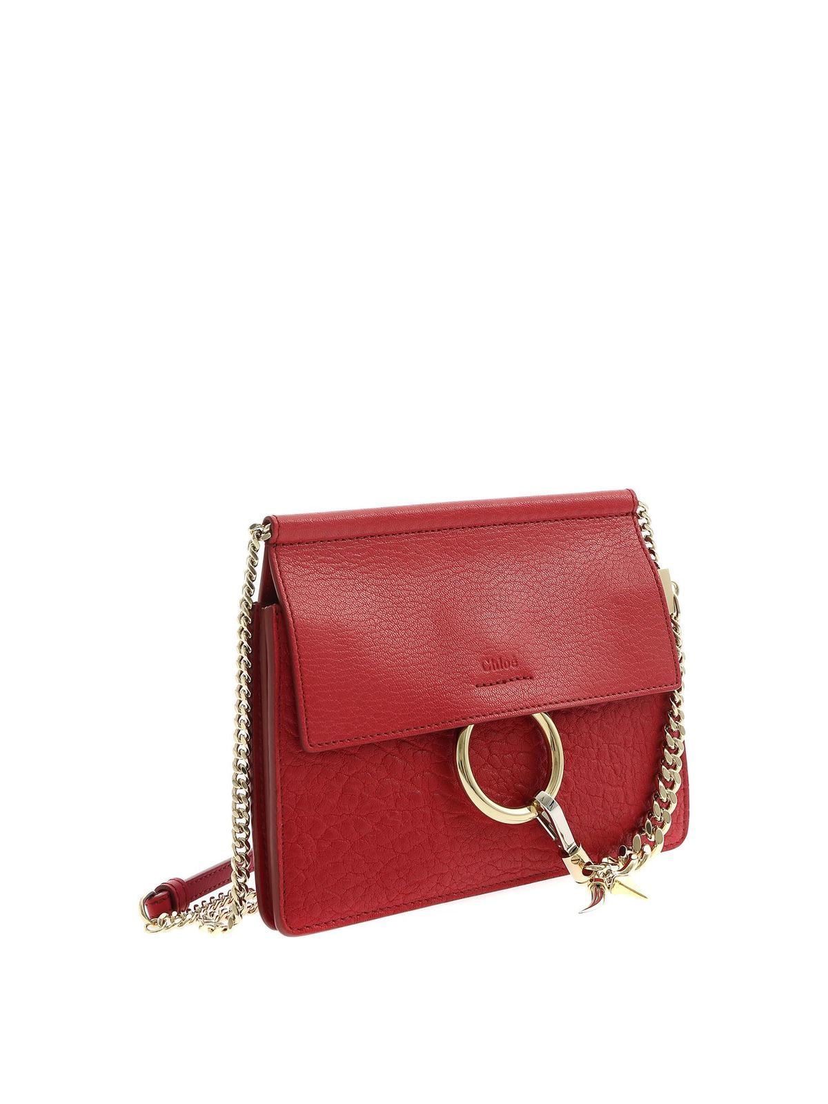 Marquee Mastery Antage Cross body bags Chloe' - Faye mini red bag with charms - CHC20SS202C27634