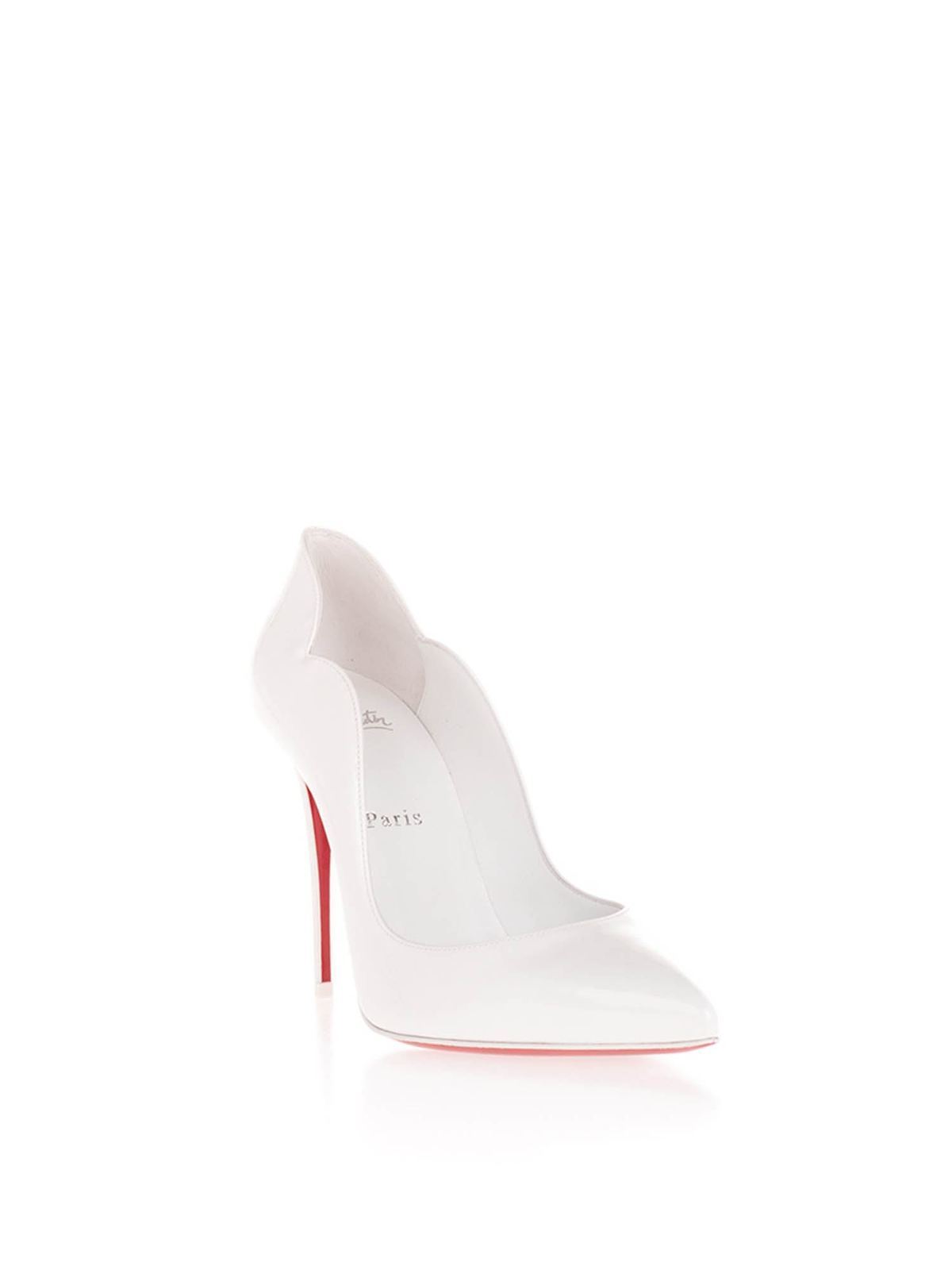 Christian Louboutin - Hot Chick 100 décolleté in white -