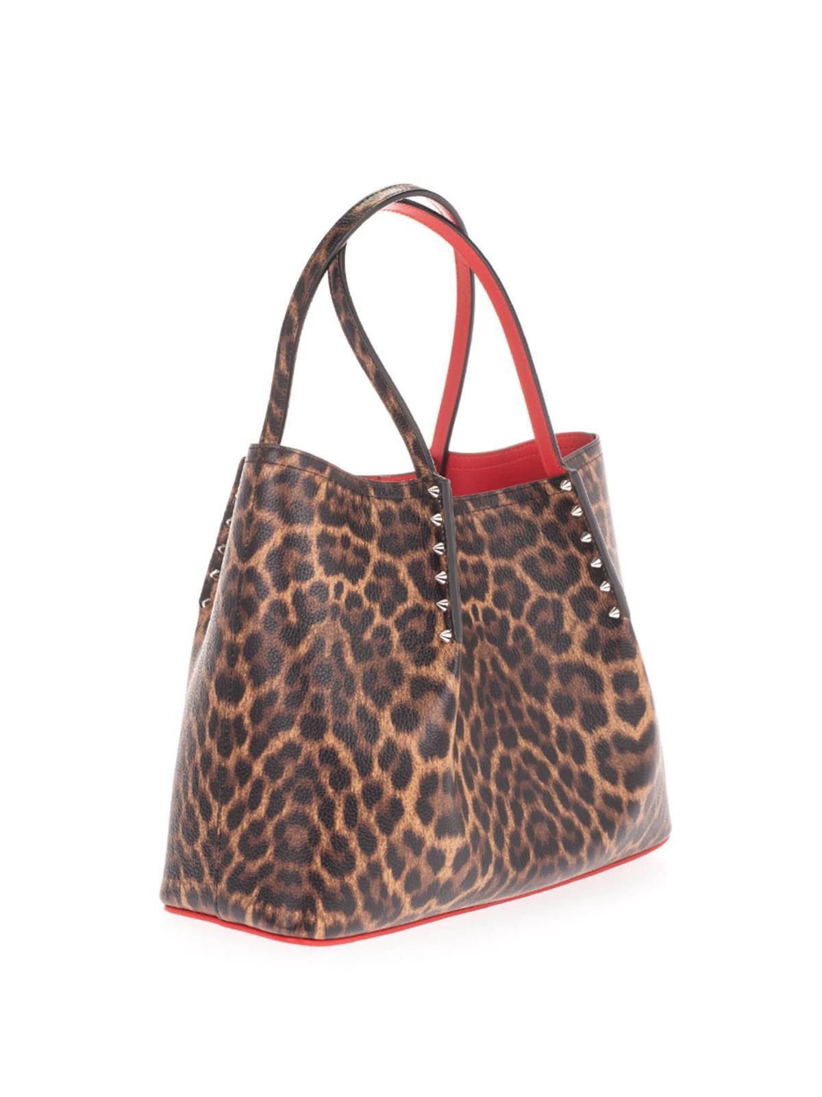 Totes bags Christian Louboutin - Cabarock Small bag in animalier -  3205059BW1F