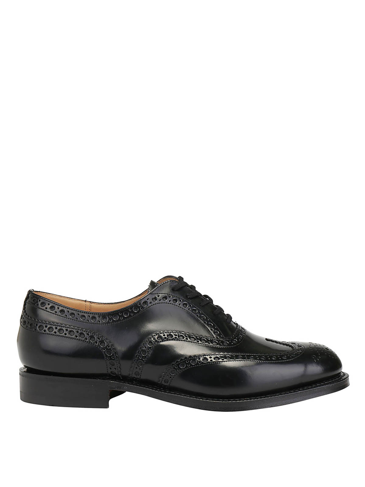 Church's Leather Brogues In Negro