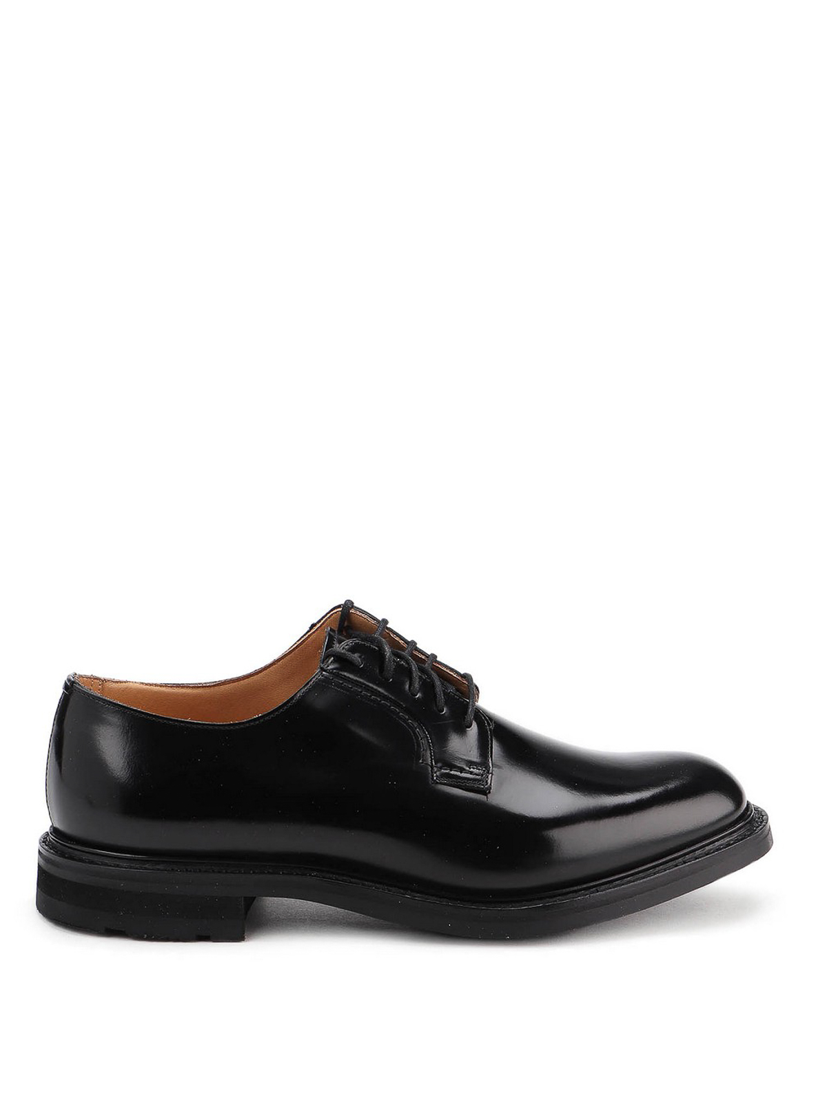 靴 Church's WOODBRIDGE 8.5 Church's Woodbridge polished leather Derby shoes