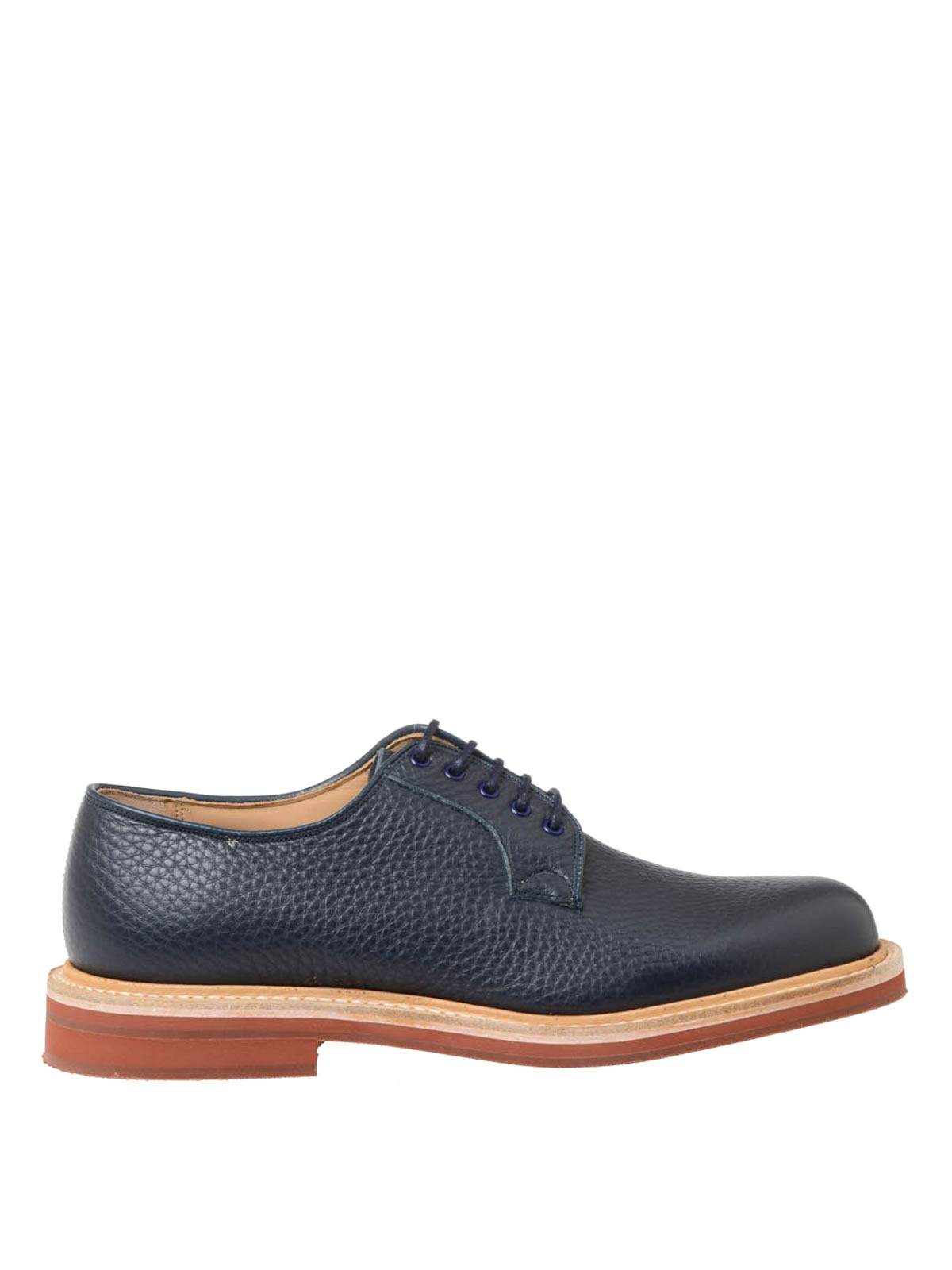 Church\'s Dark Blue Leather Derbys Leather low trainers Church main image 4