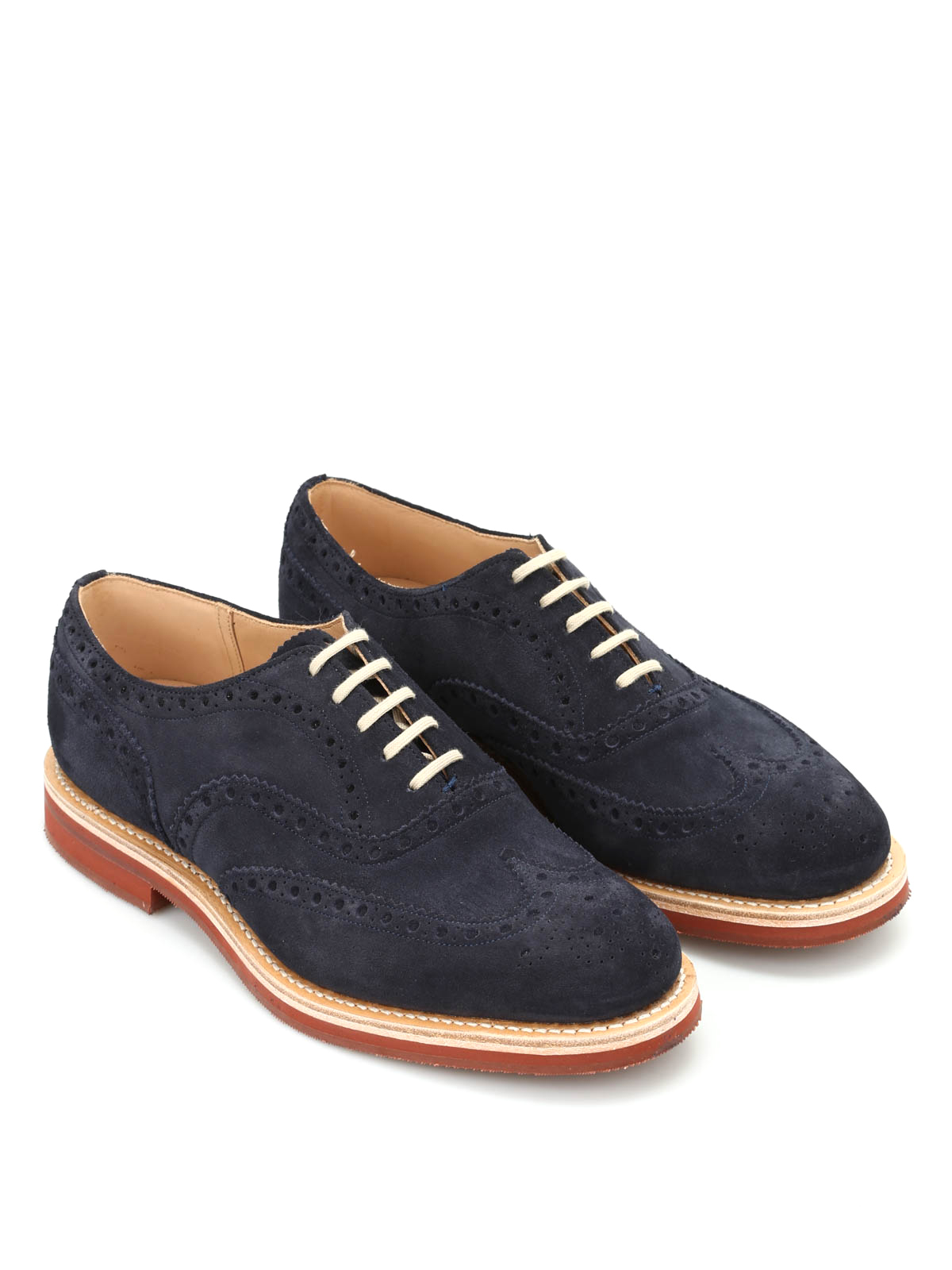 Church\'s Eu 46.5 UK 12.5 US 13.5  Lace Up DOWNTON 2 Blue White NWT Church main image 4