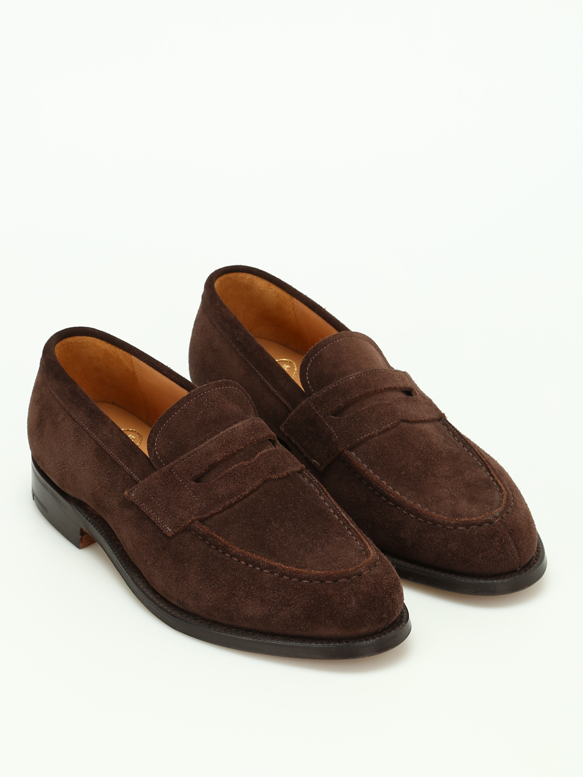 Church's Darwin soft suede loafers - Brown - Men | DARWIN339571