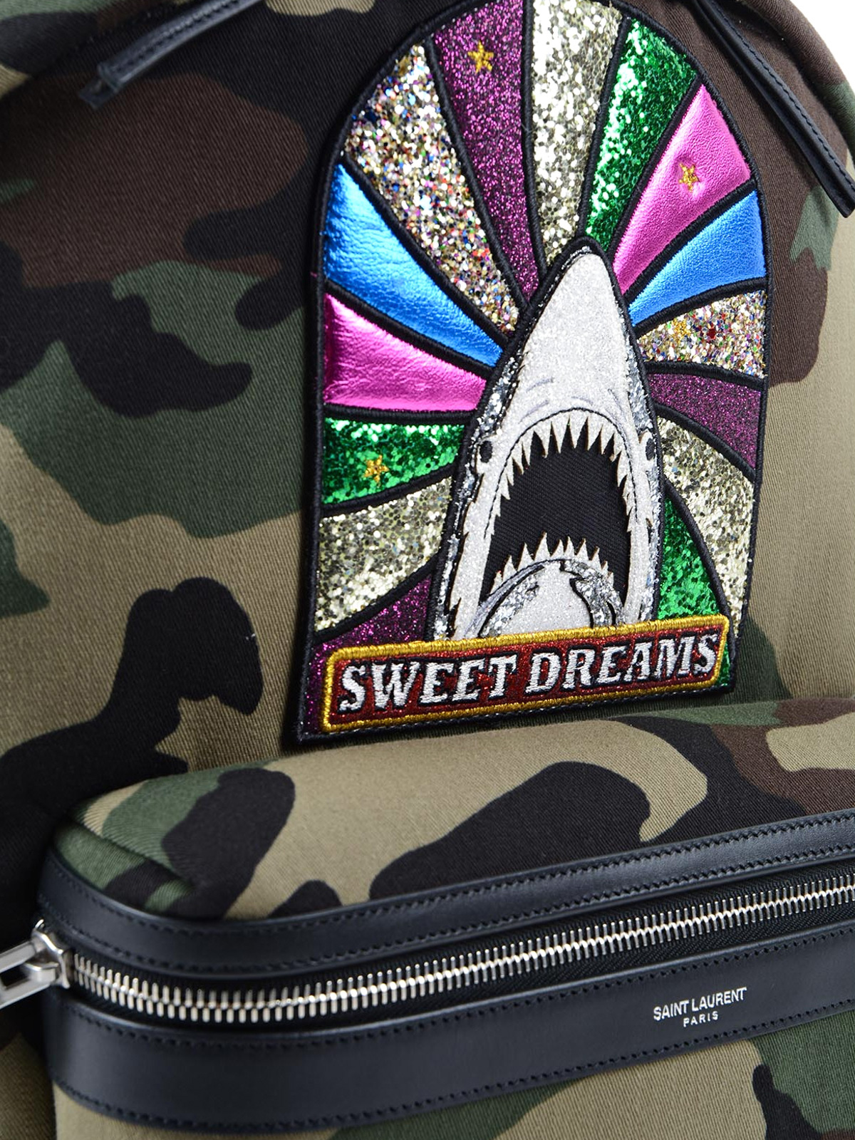 Saint laurent hotsell camo backpack