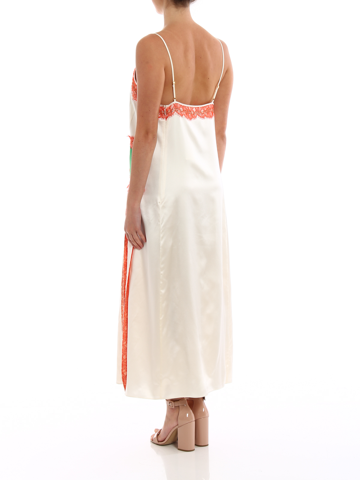 skims cotton lace slip dress SKIMS Fits Everybody Corded Lace Trim Slip Dress main image 1