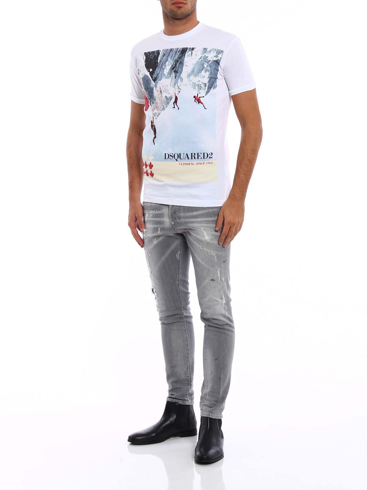 T-shirts Dsquared2 - Climbing since 1964 T-shirt - S74GD0277S22427100