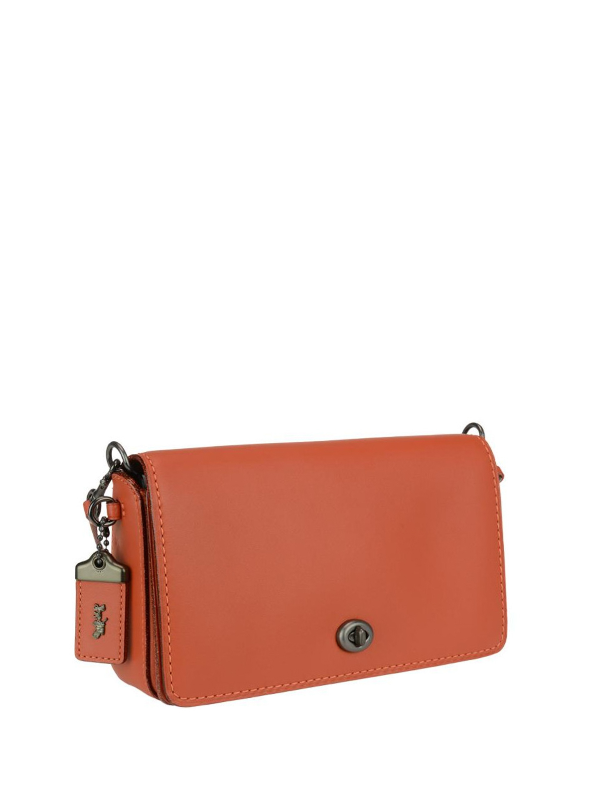 Coach Dinky tanned leather crossbody - Orange - Women|22833BPM3H