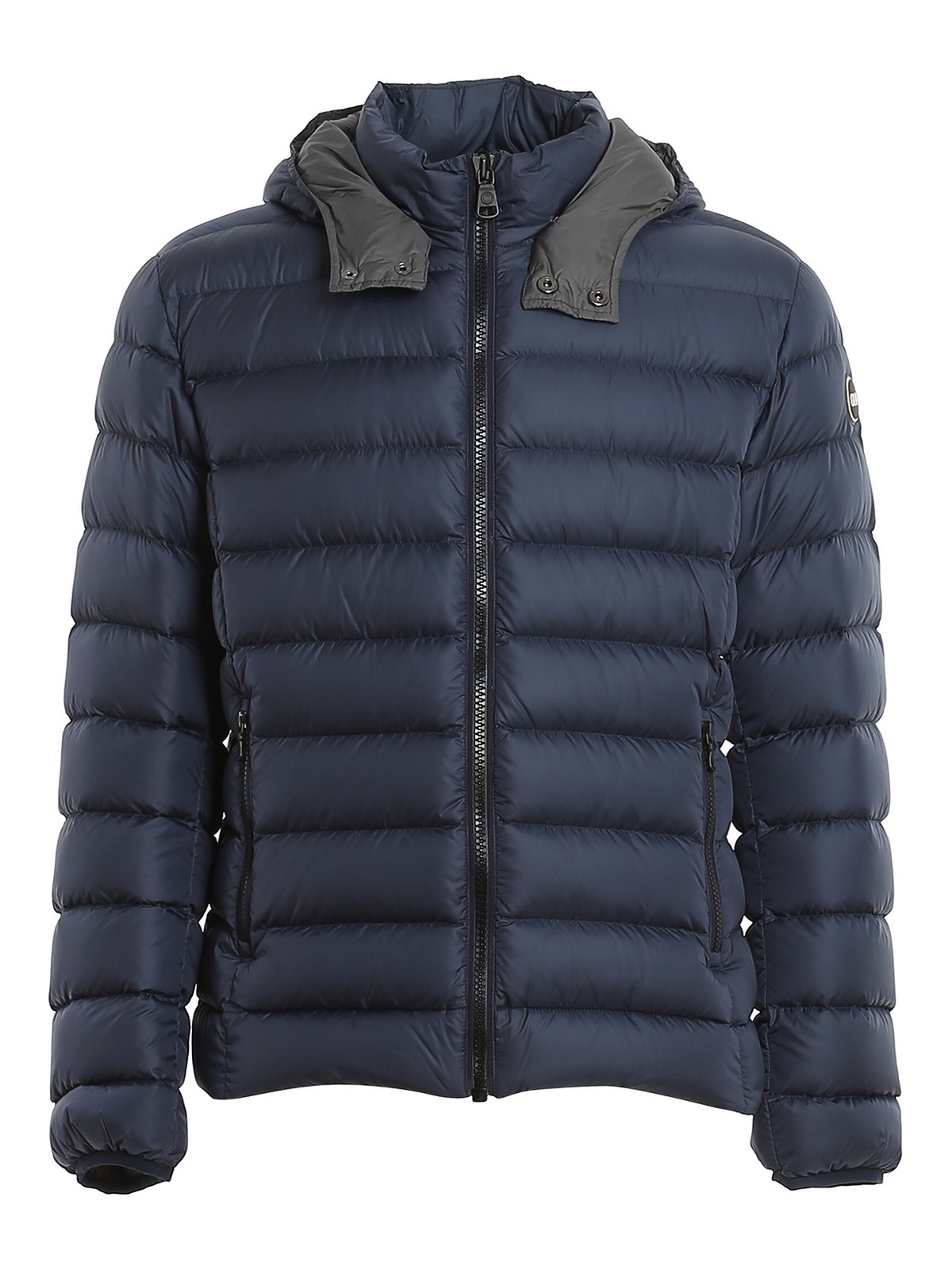 Colmar Originals Men's Blue Semi Matte Puffer Jacket With Removable Hood