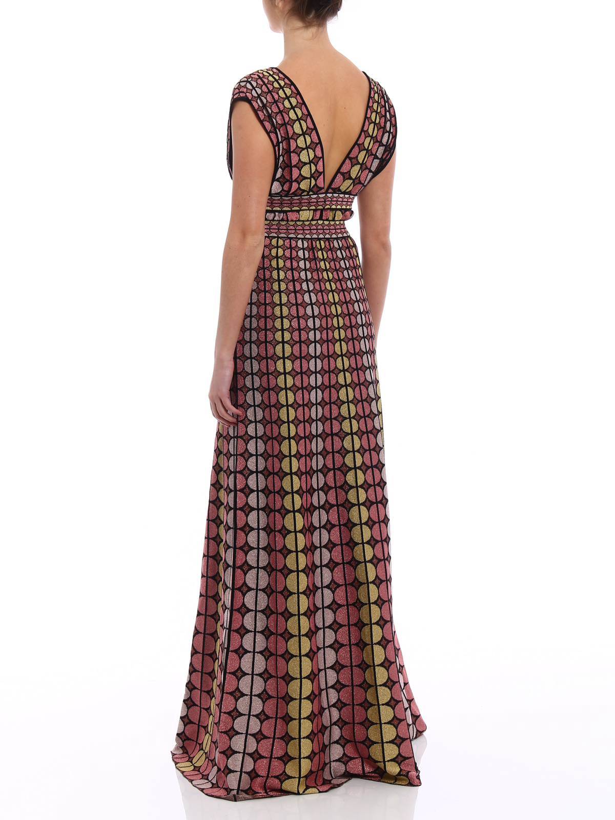 Maxi dresses M Missoni - Combined belt knitted maxi dress