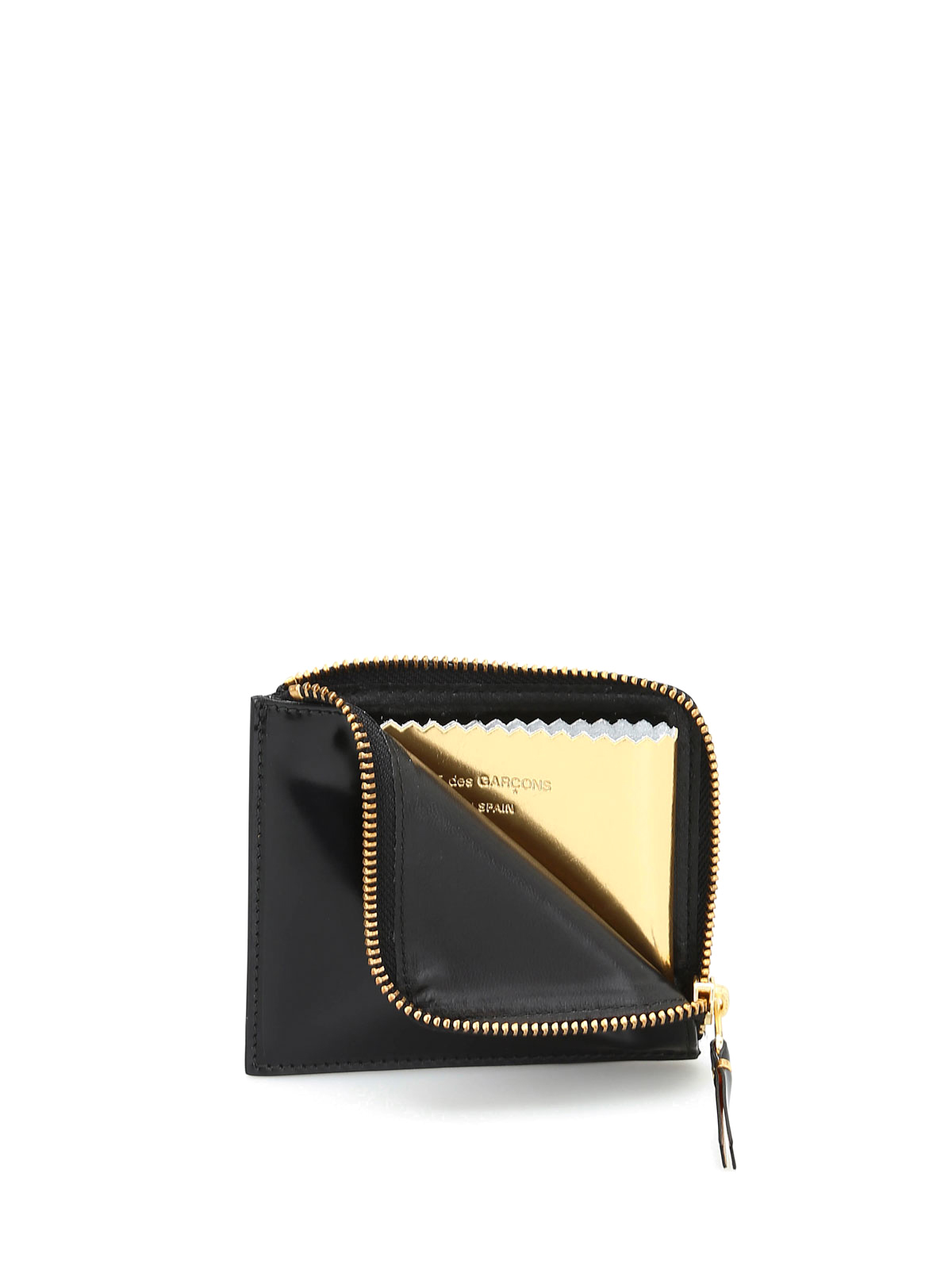 Wallets & purses Comme Des Garcons - Mirror Inside L-zip wallet ...