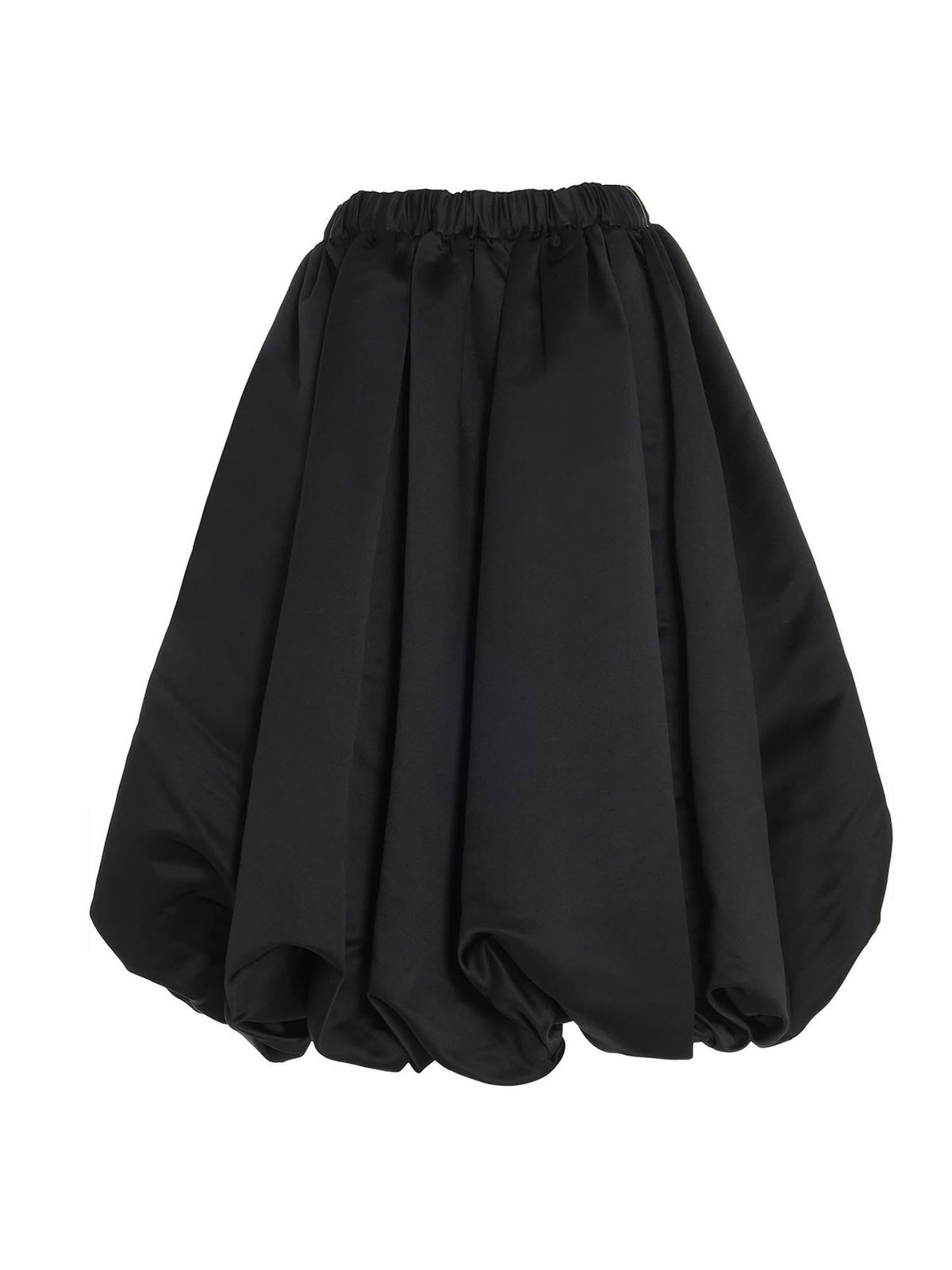 Balloon skirt in black